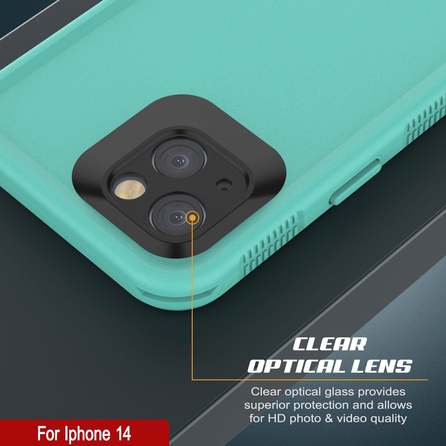 Capa à Prova d'Água Punkcase para iPhone 14 [Série Aqua] Cobertura de Armadura [Azul]