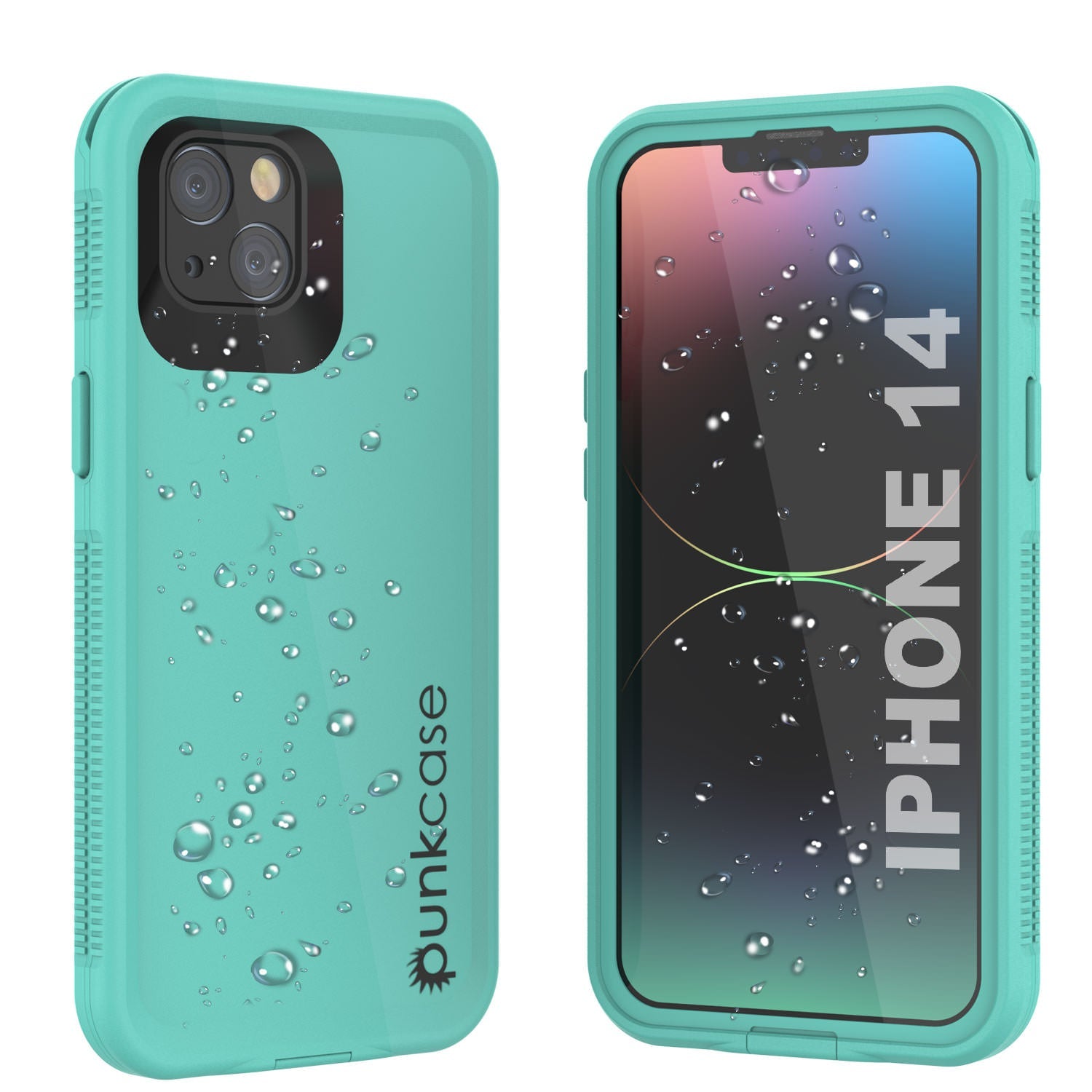 Capa à Prova d'Água Punkcase para iPhone 14 [Série Aqua] Cobertura de Armadura [Azul]