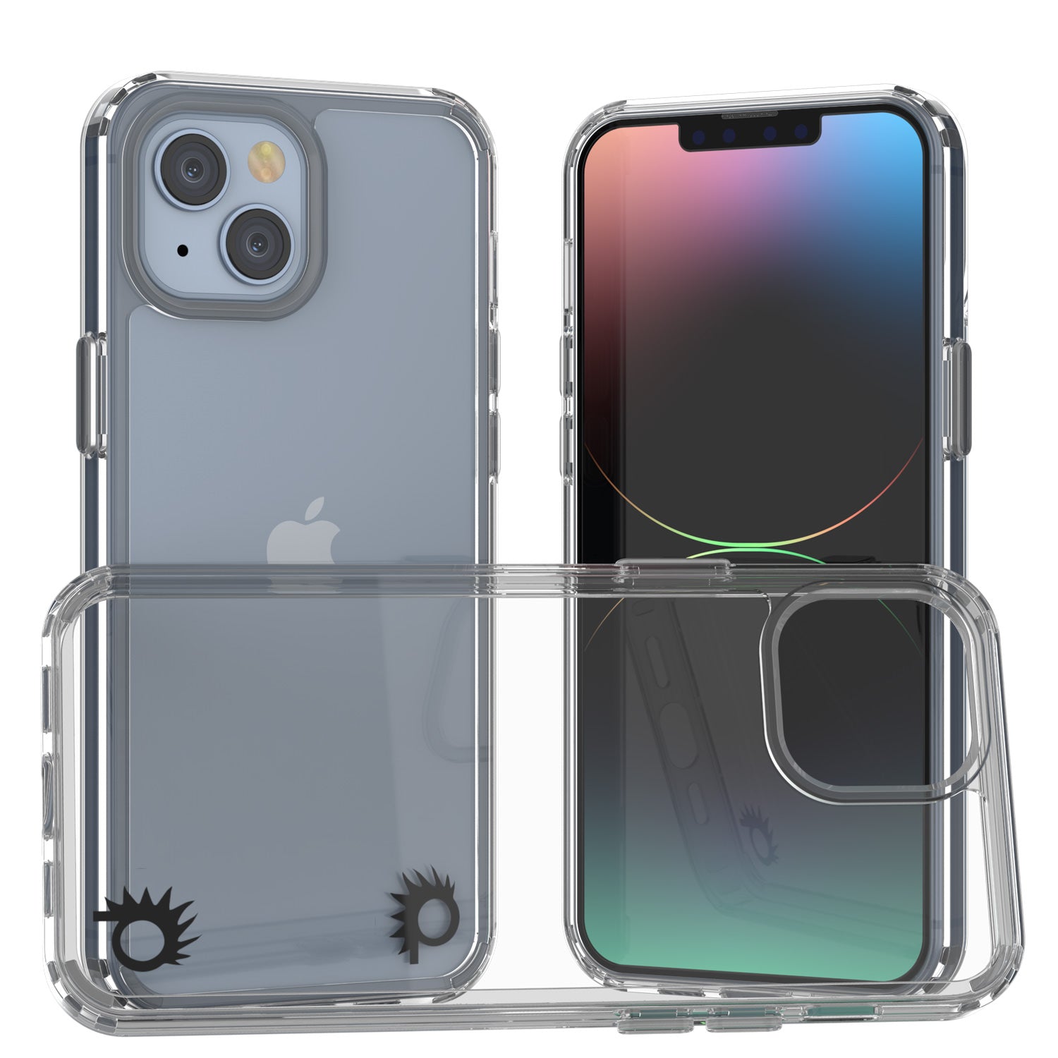 Capa iPhone 14 Punkcase® LUCID 2.0 Série Clear com Protetor de Tela PUNK SHIELD | Ajuste Ultra