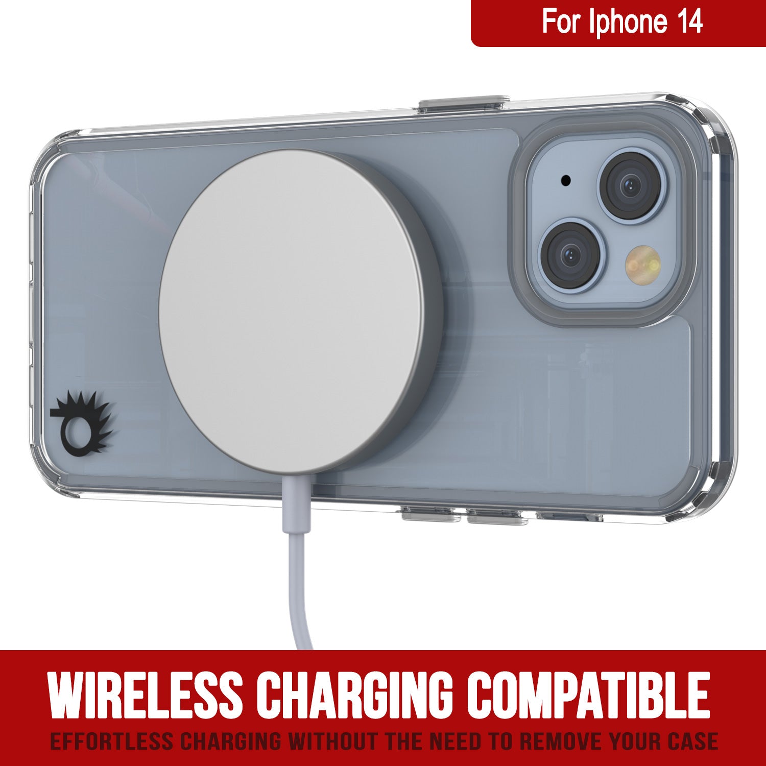 Capa iPhone 14 Punkcase® LUCID 2.0 Série Clear com Protetor de Tela PUNK SHIELD | Ajuste Ultra
