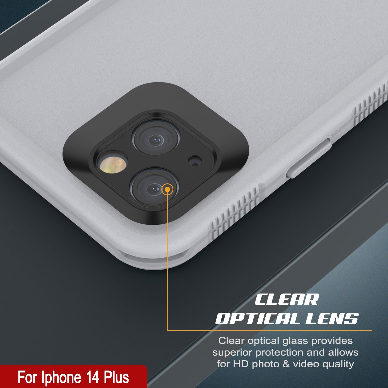Capa à prova d'água Punkcase iPhone 14 Plus [Série Aqua] Protetora [Branca]
