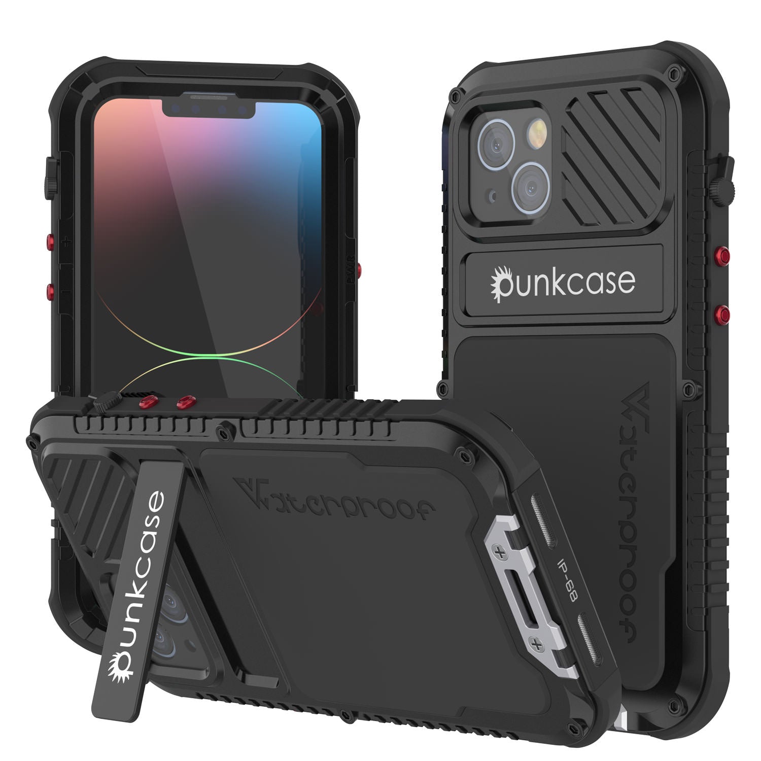Capa iPhone 14 Plus Metal Extreme 3.0, Capa de Proteção Militar Resistente, à Prova de Choque, À Prova d'Água em Alumínio [Preto]