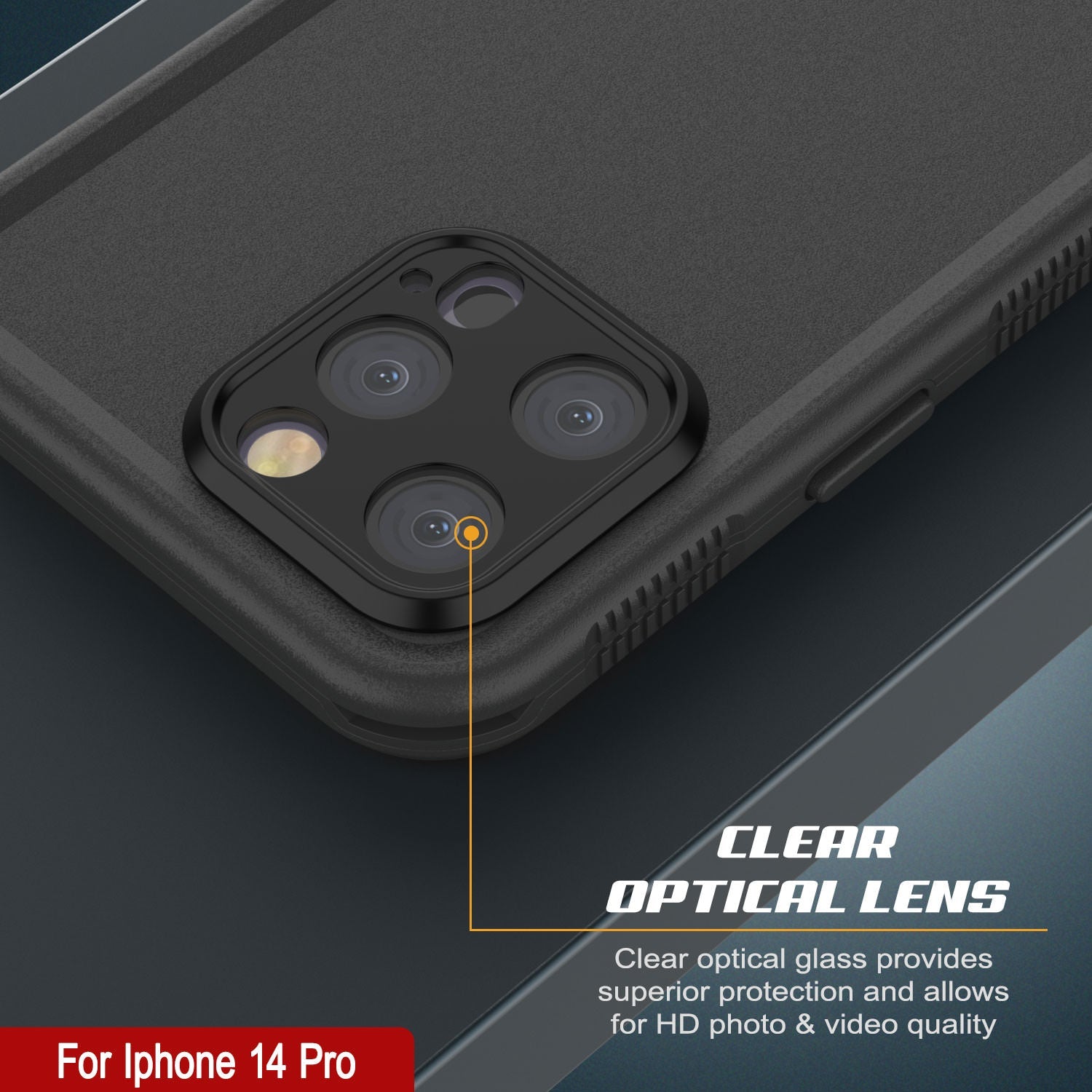 Capa à Prova de Água Punkcase iPhone 14 Pro [Série Aqua] Capa de Armadura [Preto]