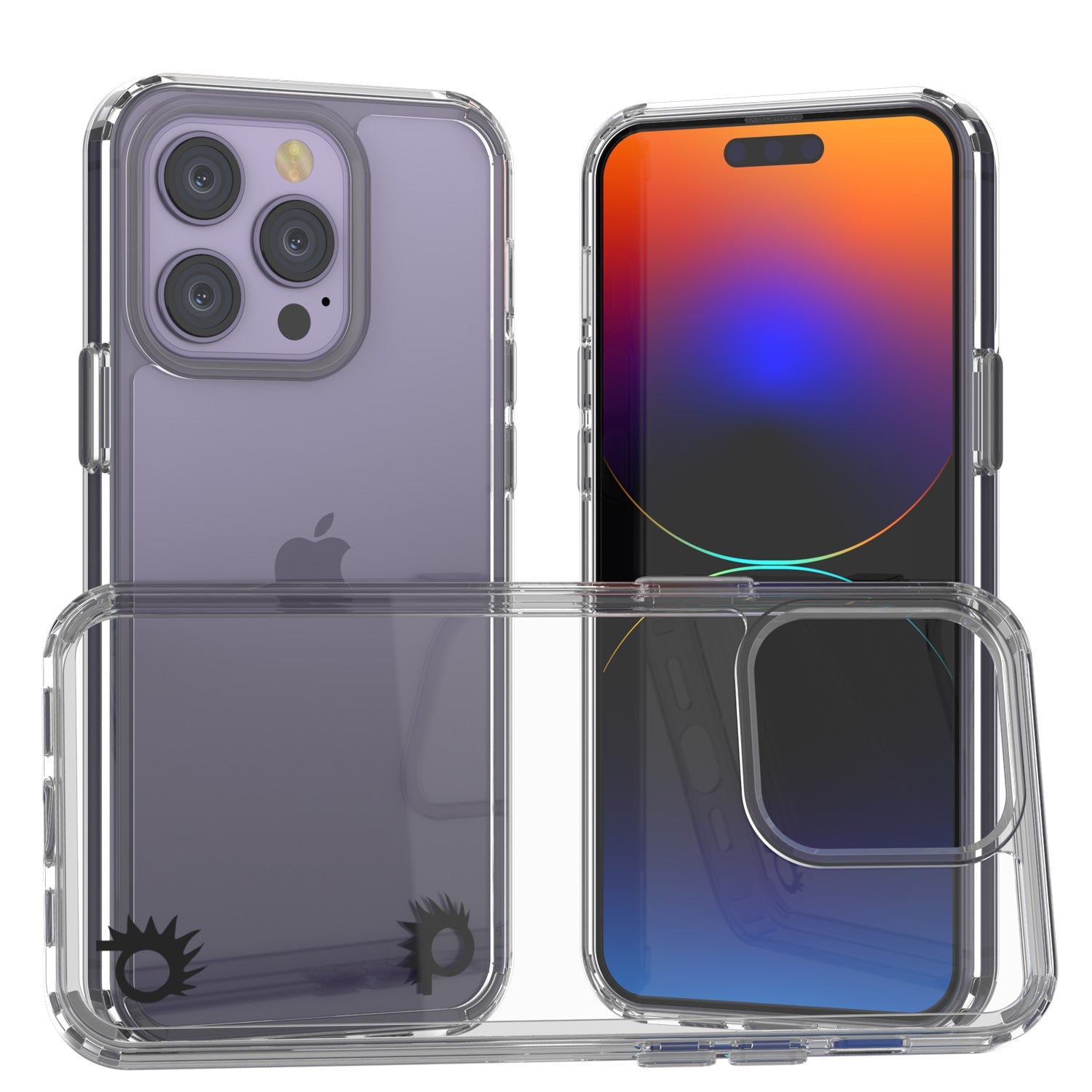 Capa iPhone 14 Pro Max Punkcase® Série Transparente LUCID 2.0 com Protetor de Tela PUNK SHIELD | Ajuste Ultra