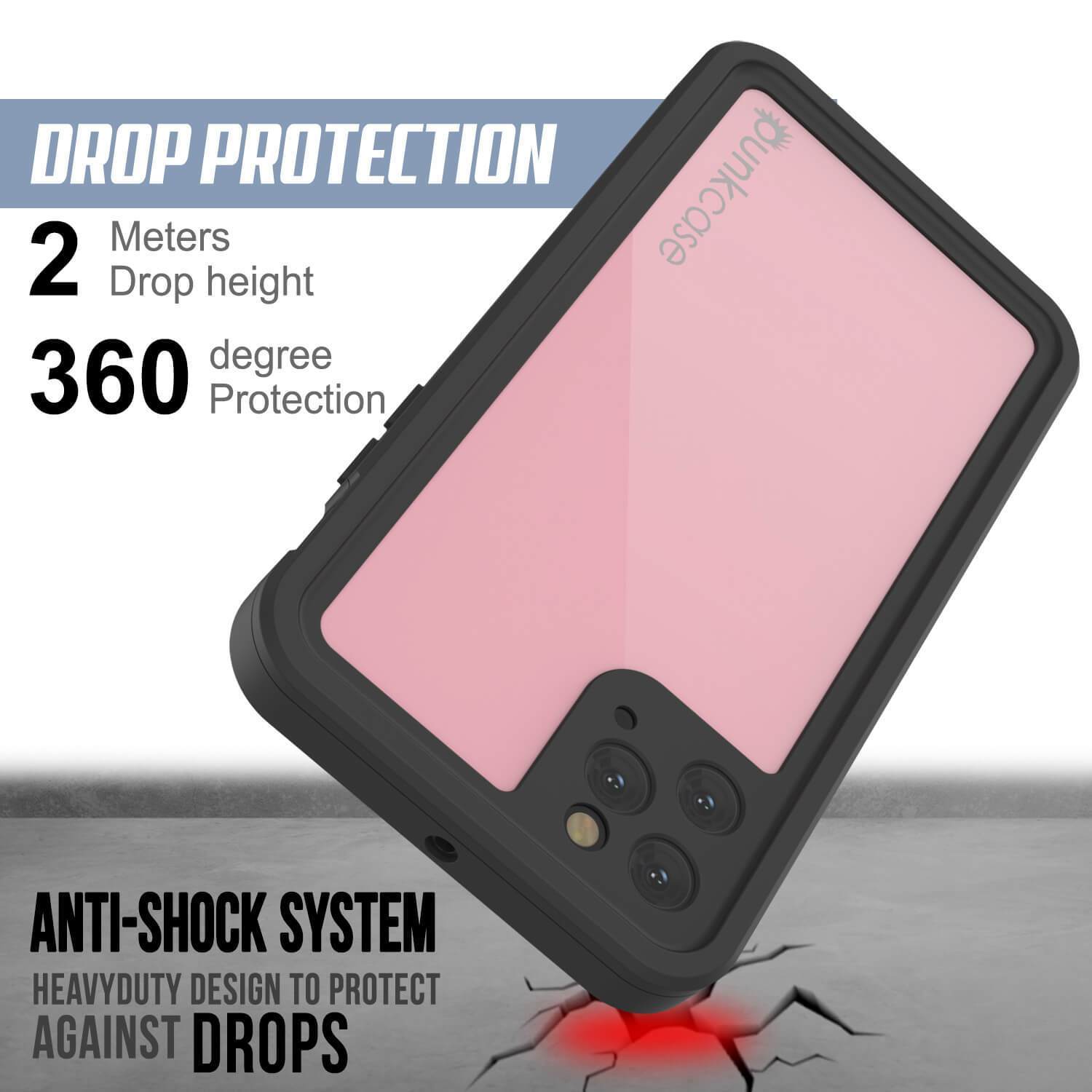 Capa iPhone 11 Pro à Prova d'Água IP68, Punkcase [Pink] [Série StudStar] [Ajuste Slim] [À Prova de Sujeira]