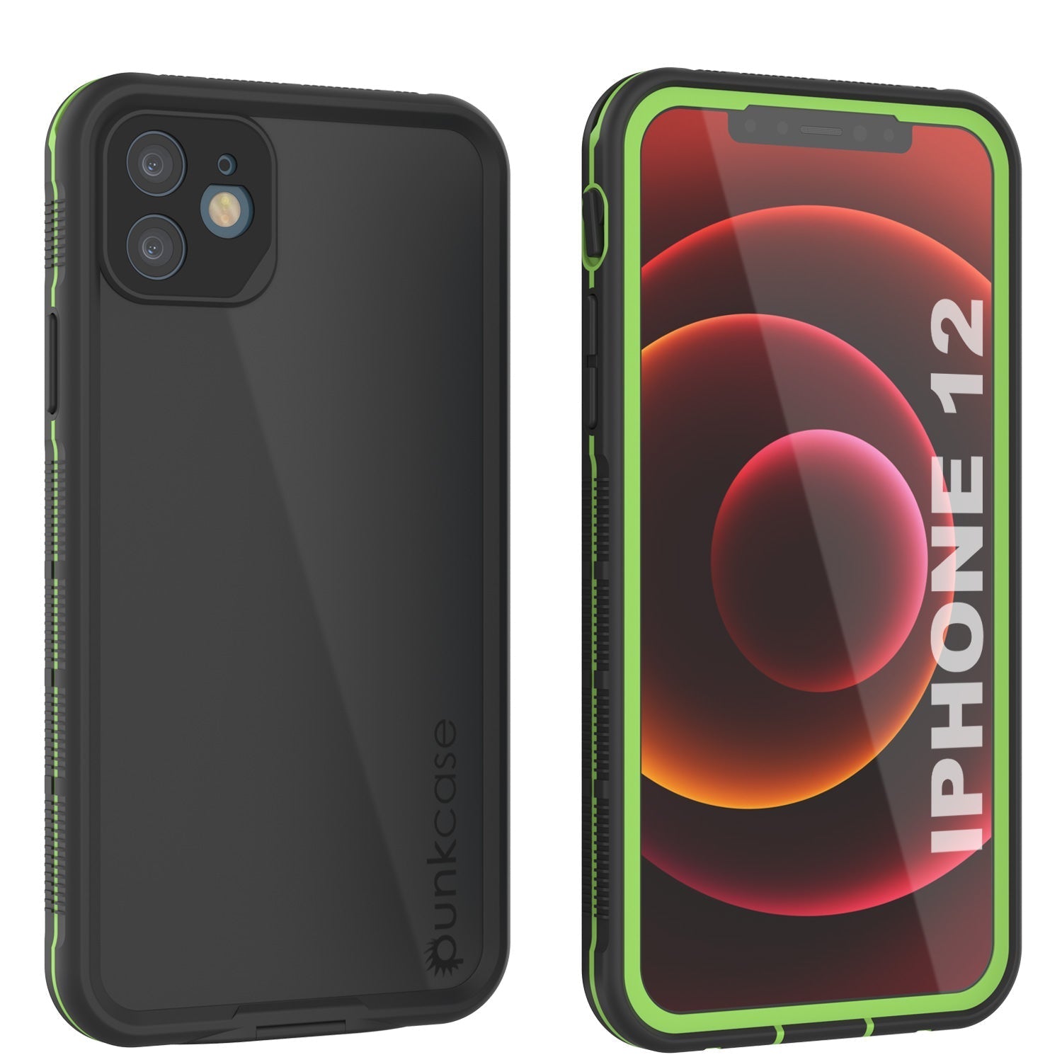 Capa à prova d'água Punkcase iPhone 13 [Série Aqua] Capa blindada [Preto]