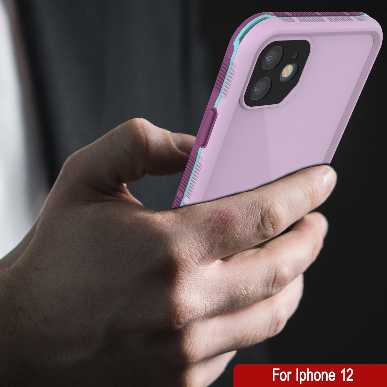 Capa à prova de água Punkcase para iPhone 13 [Série Aqua] Capa de armadura [Azul]