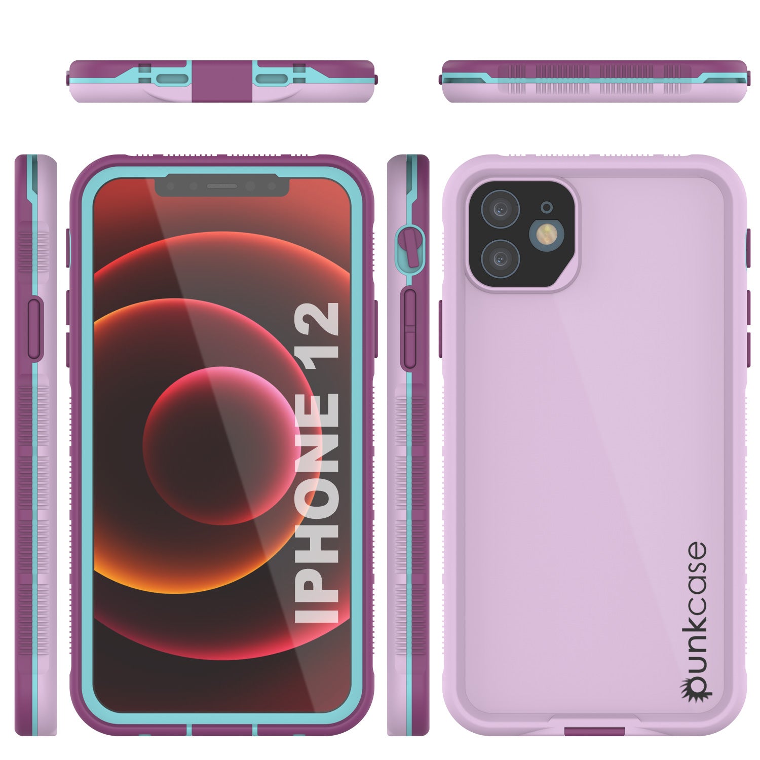Capa à prova de água Punkcase para iPhone 13 [Série Aqua] Capa de armadura [Azul]