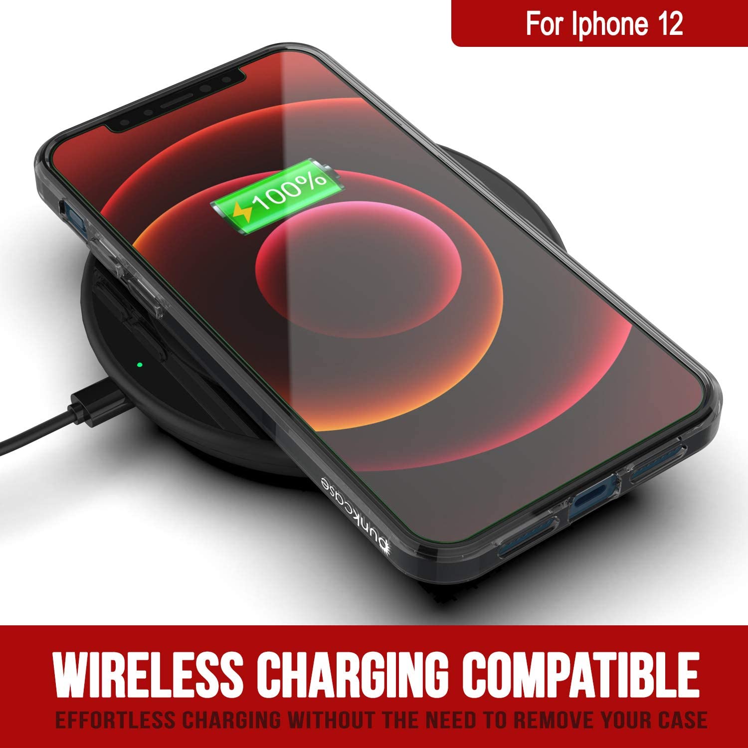 iPhone 13 Case Punkcase® LUCID 2.0 Crystal Black Series w/ PUNK SHIELD Screen Protector | Ultra Fit