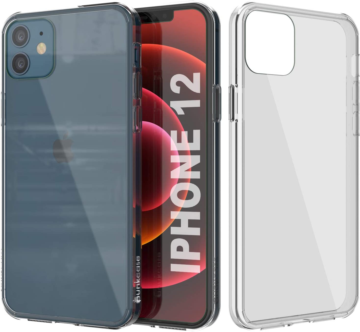iPhone 12 Case Punkcase® LUCID 2.0 Clear Series Series w/ PUNK SHIELD Screen Protector | Ultra Fit (Color in image: crystal pink)