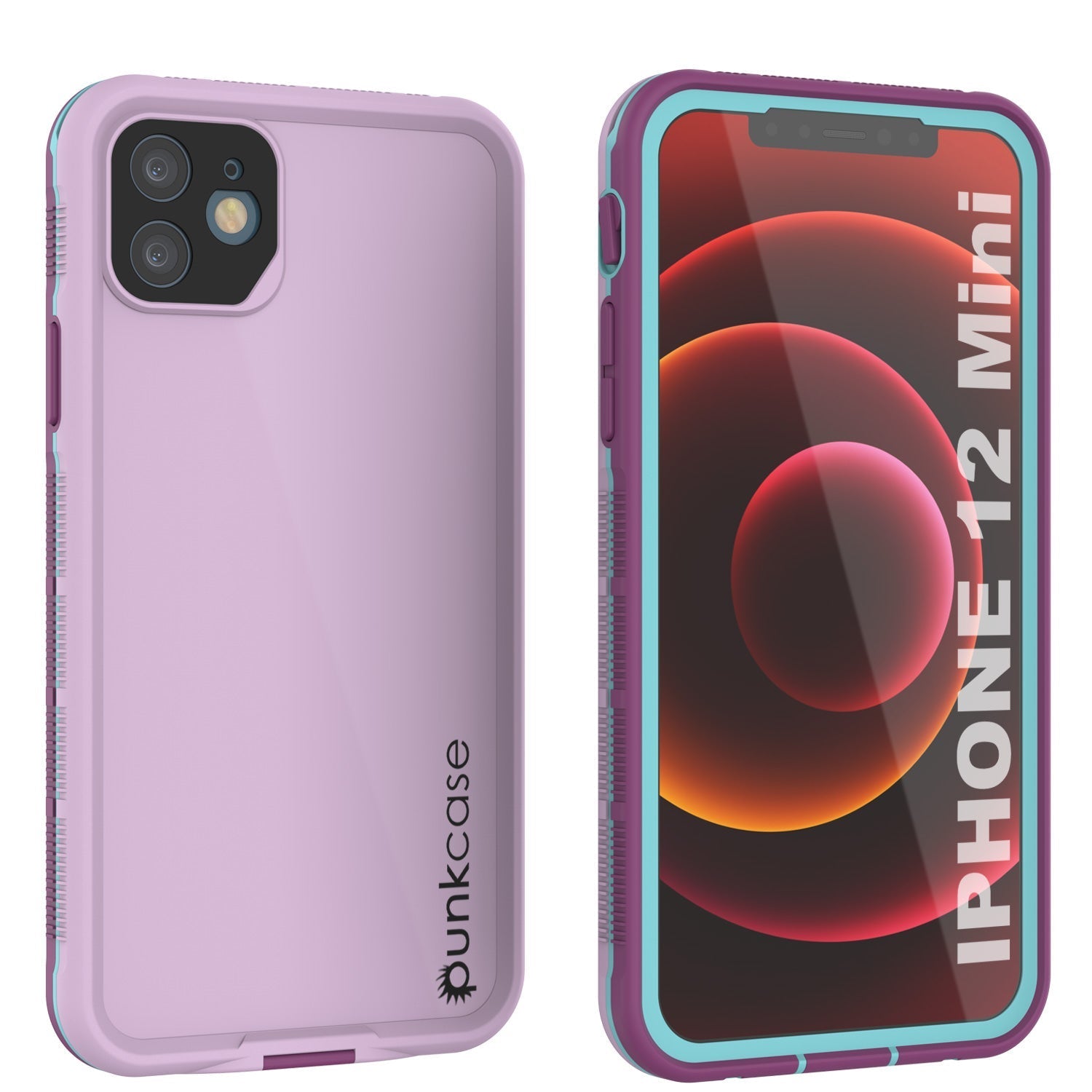 Capa à prova d'água Punkcase para iPhone 13 Mini [Série Aqua] Capa protetora [Azul]