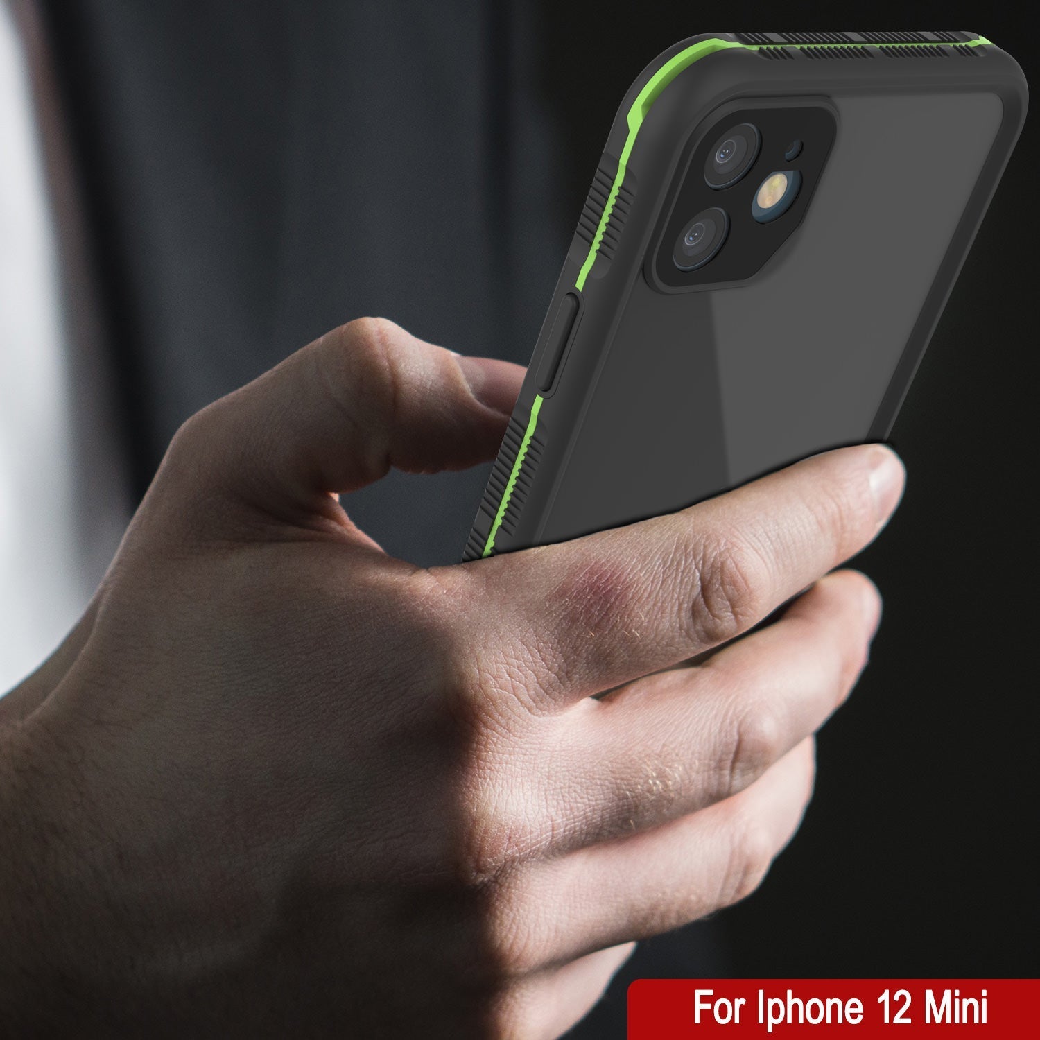 Capa à Prova de Água Punkcase iPhone 13 Mini [Série Aqua] Cobertura de Armadura [Preto]