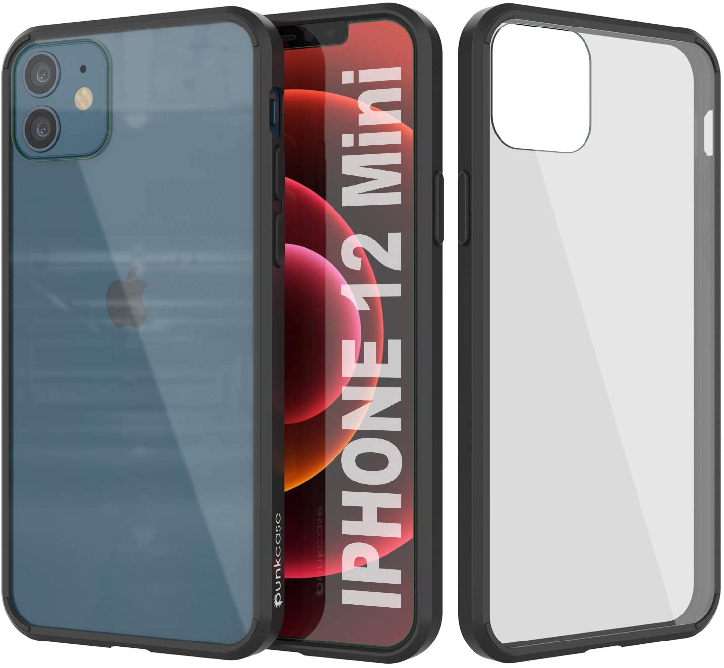 iPhone 13 Mini Case Punkcase® LUCID 2.0 Black Series w/ PUNK SHIELD Screen Protector | Ultra Fit