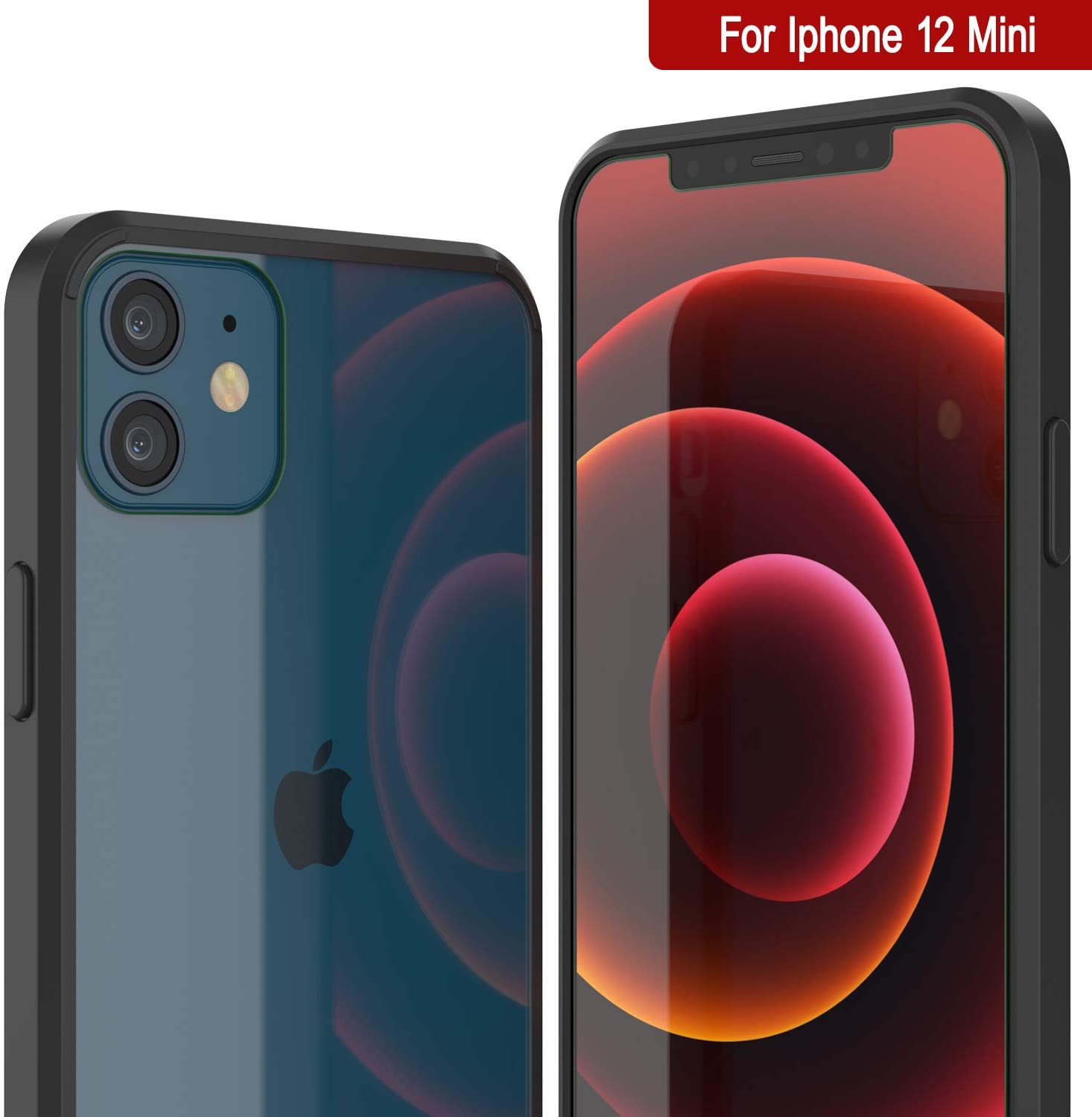 iPhone 13 Mini Case Punkcase® LUCID 2.0 Black Series w/ PUNK SHIELD Screen Protector | Ultra Fit