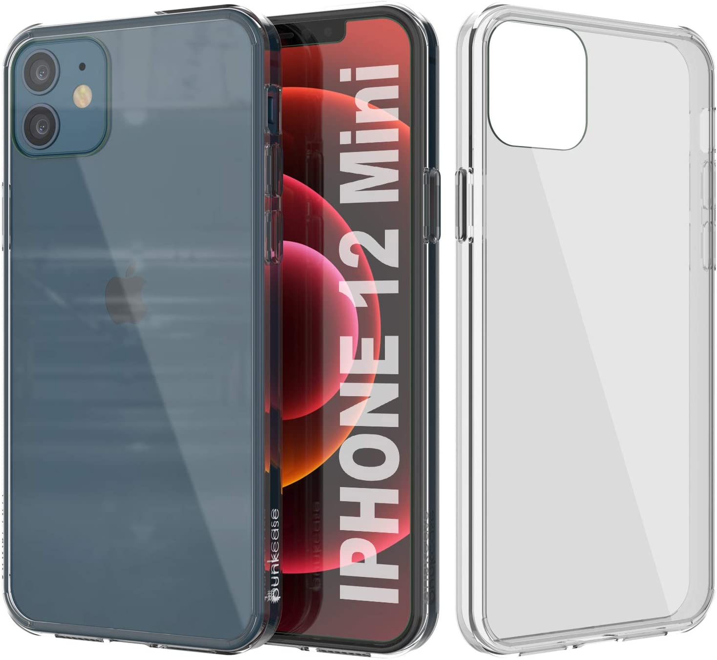Capa para iPhone 12 Mini Punkcase® LUCID 2.0 da Série Clear com Protetor de Tela PUNK SHIELD | Ultra Ajuste