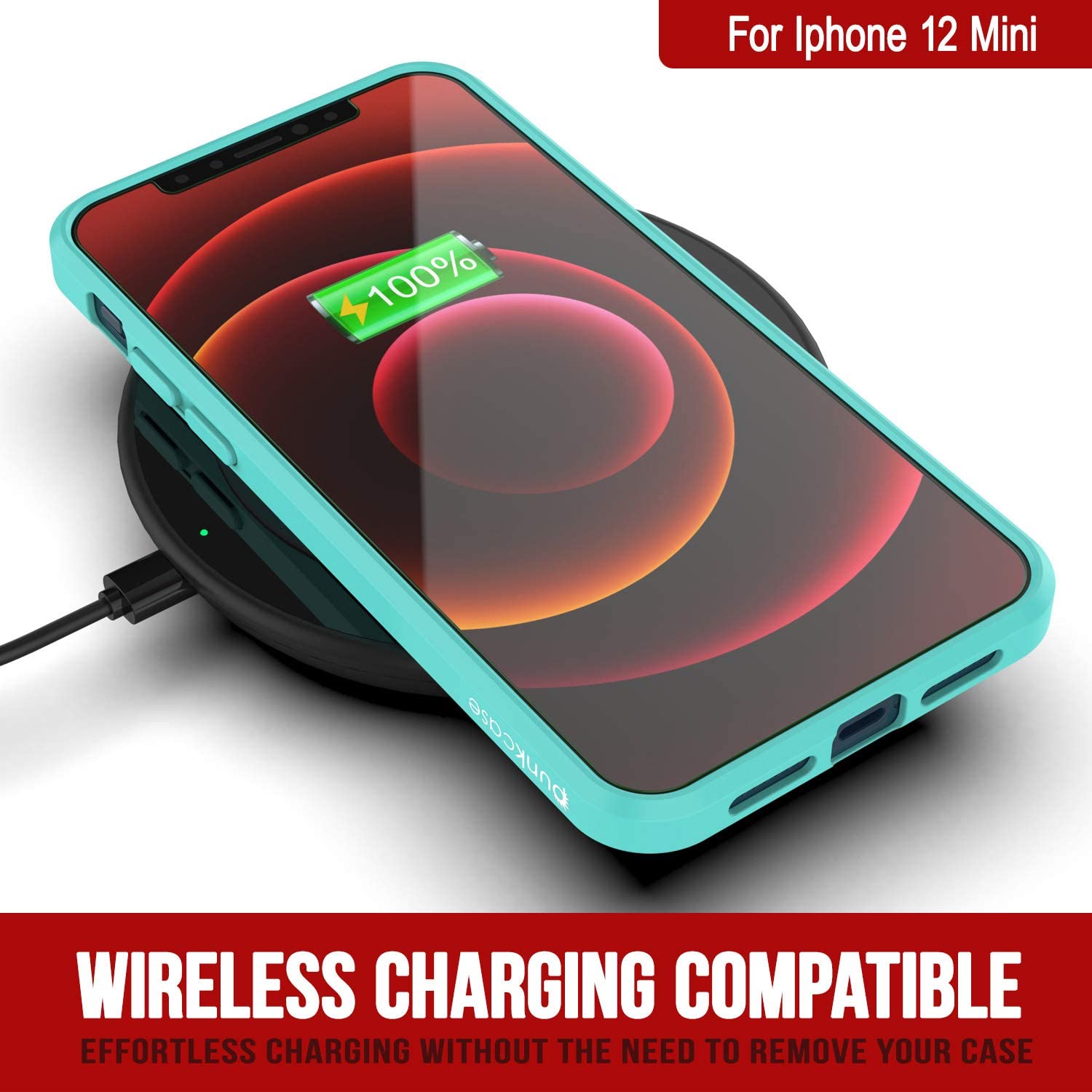 iPhone 13 Mini Case Punkcase® LUCID 2.0 Teal Series w/ PUNK SHIELD Screen Protector | Ultra Fit