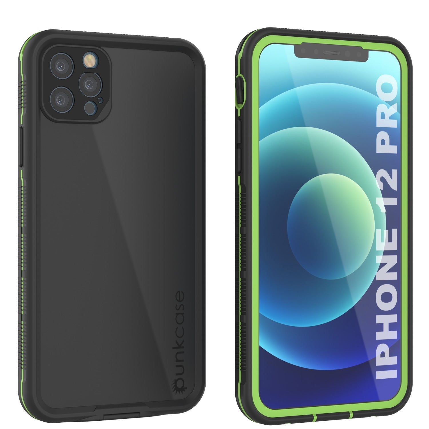 Capa à prova d'água Punkcase iPhone 13 Pro [Série Aqua] Capa de armadura [Preto]