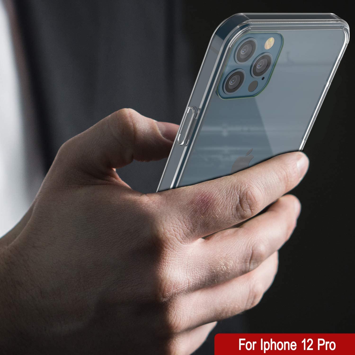 Capa para iPhone 12 Pro Punkcase® LUCID 2.0 Série Clear com Protetor de Tela SHIELD | Ajuste Ultra