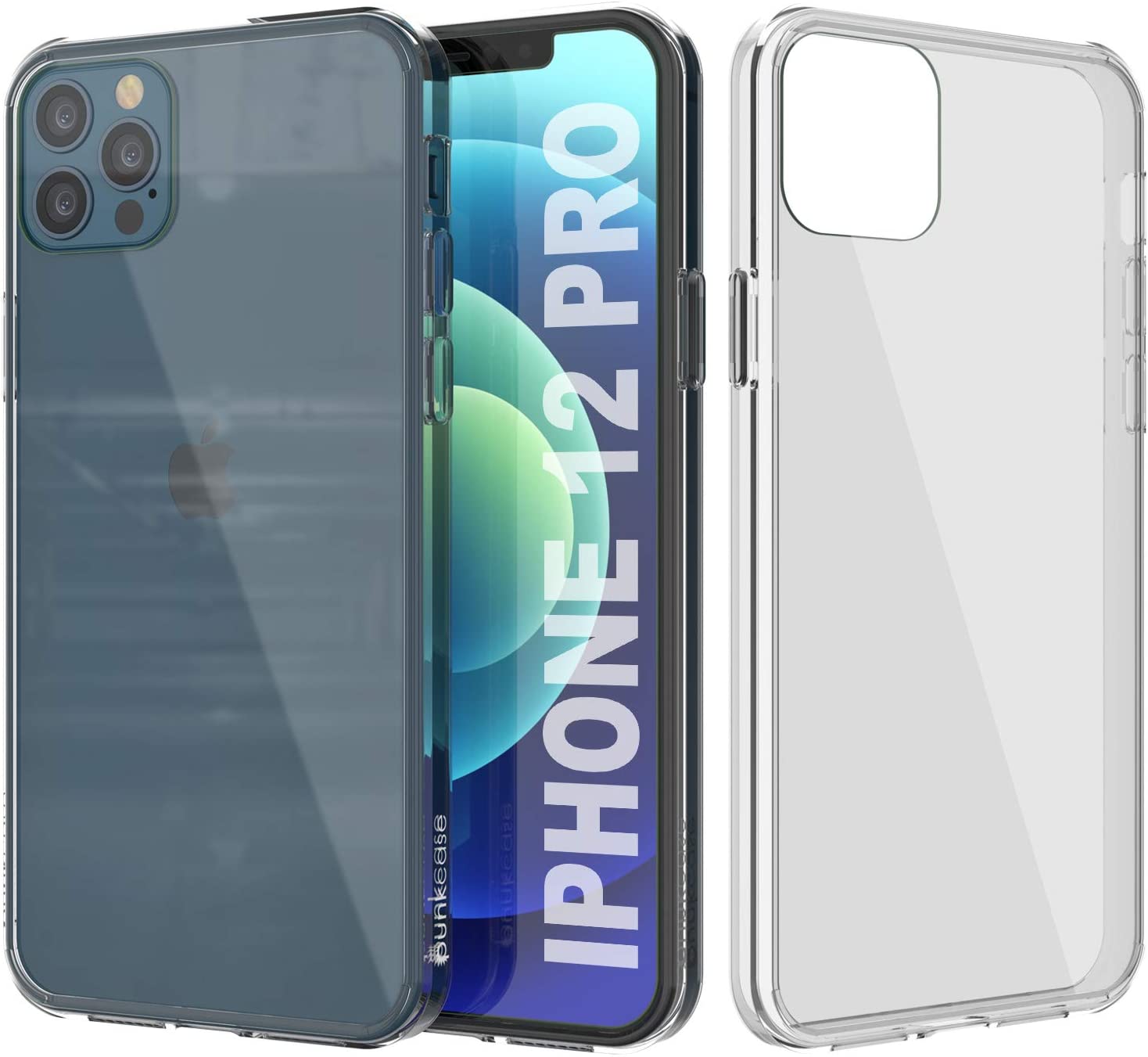 Capa para iPhone 12 Pro Punkcase® LUCID 2.0 Série Clear com Protetor de Tela SHIELD | Ajuste Ultra