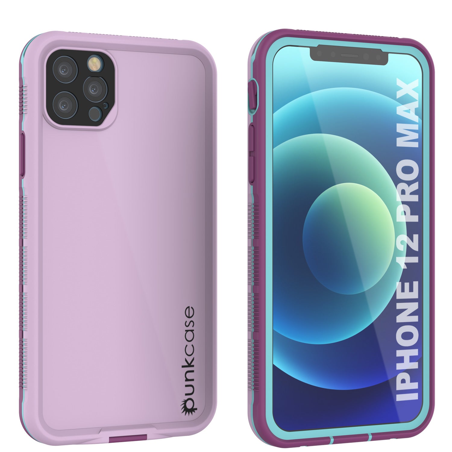 Capa à prova d'água Punkcase para iPhone 13 Pro Max [Série Aqua] Cobertura de Armadura [Azul]