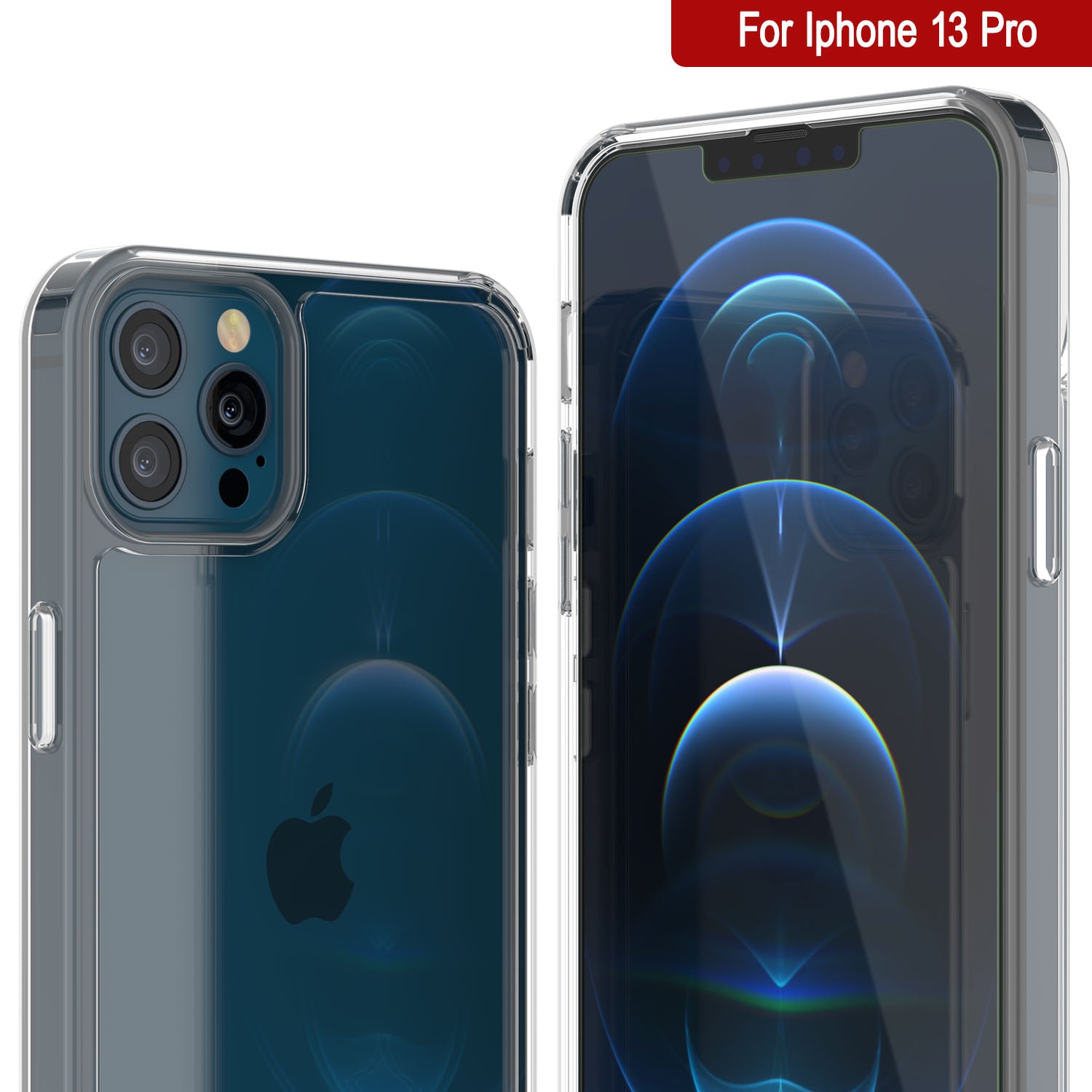 Capa iPhone 13 Pro Punkcase® LUCID 2.0 Clear Series com Protetor de Tela SHIELD | Ajuste Ultra