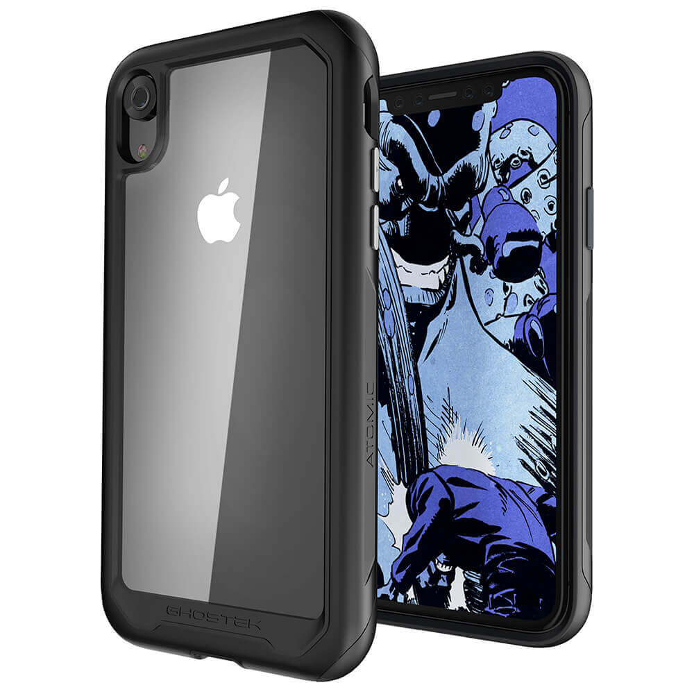 Capa para iPhone Xr, Ghostek Atomic Slim 2 Series para iPhone Xr Capa Resistente Resistente | PRETO