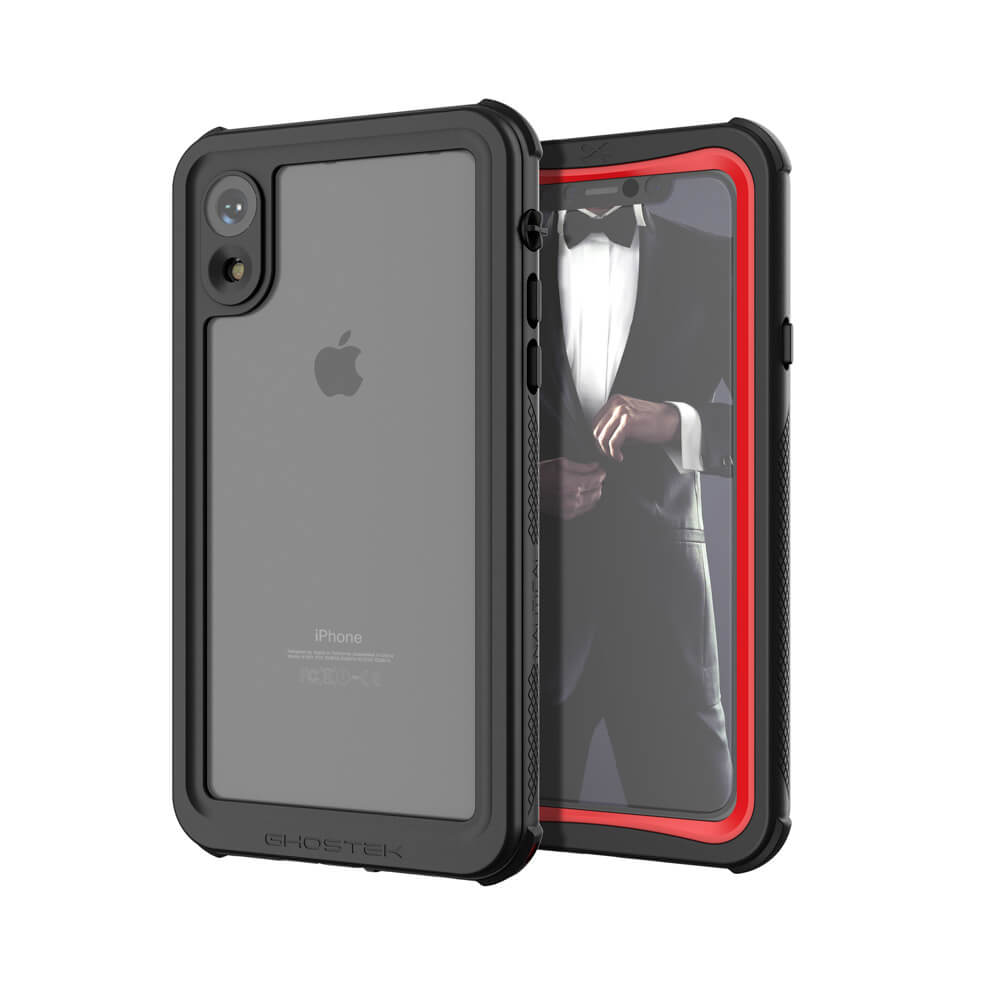 Capa para iPhone Xr, Série Náutica Ghostek para iPhone Xr Capa Resistente Resistente e Resistente | VERMELHO