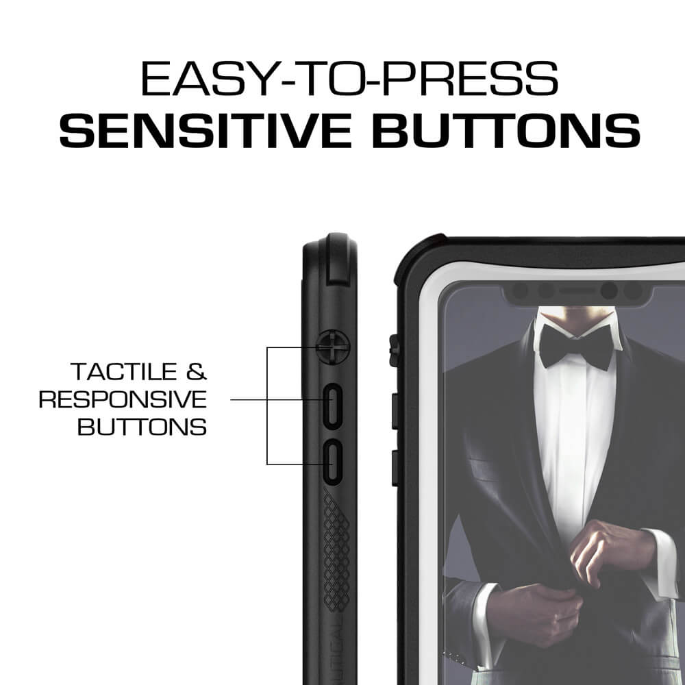 Capa iPhone Xr, Série Náutica Ghostek para iPhone Xr, Capa Resistente de Alta Resistência |  BRANCO