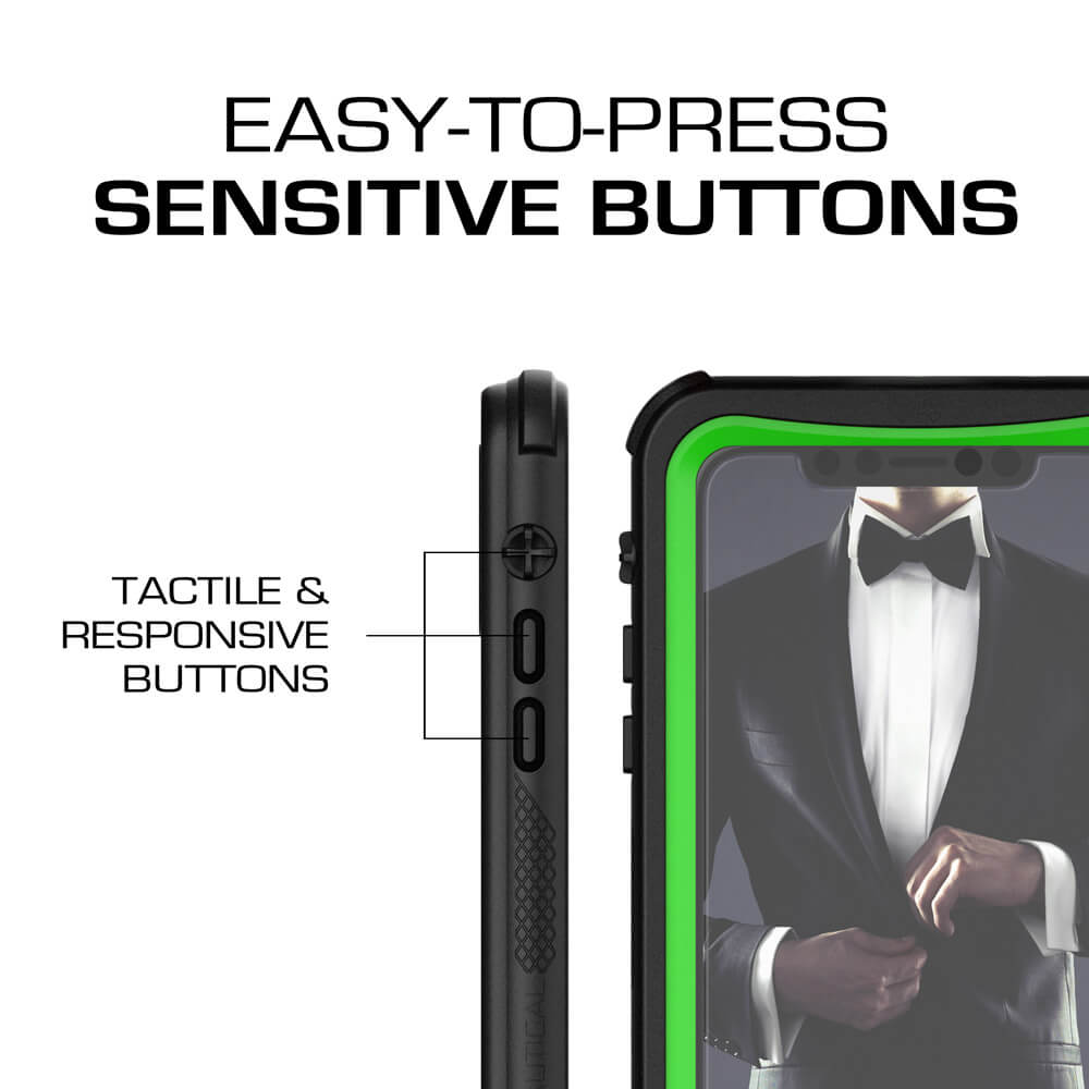 Capa para iPhone Xr, Série Náutica Ghostek para iPhone Xr, Capa Resistente Resistente Verde