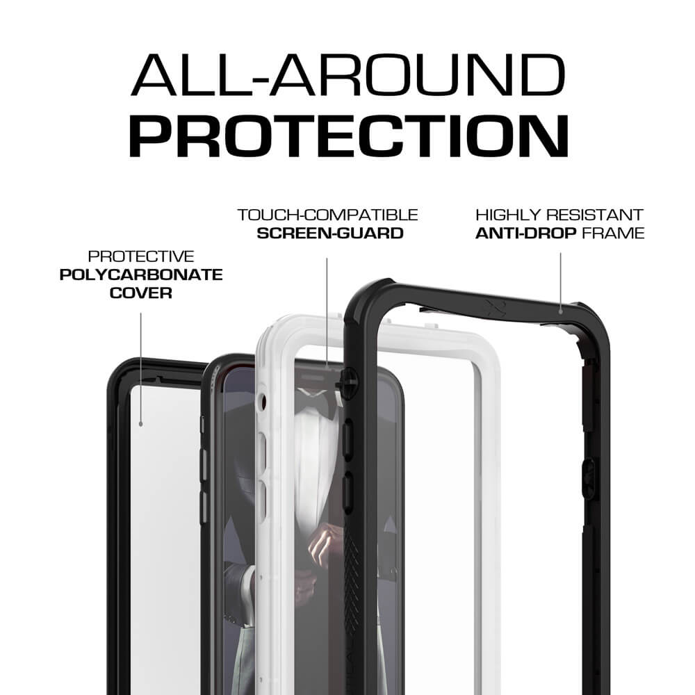 Capa iPhone Xr, Série Náutica Ghostek para iPhone Xr, Capa Resistente de Alta Resistência |  BRANCO