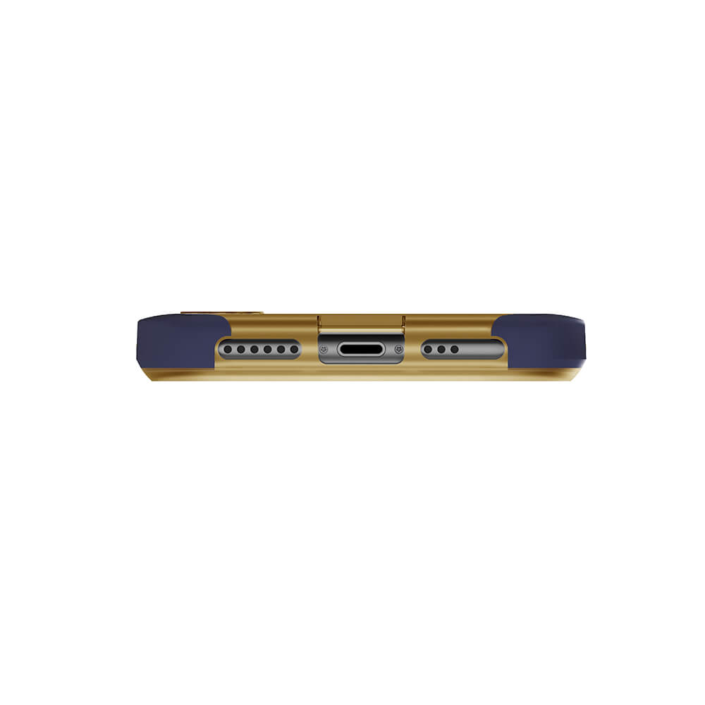 Capa para iPhone Xs, Ghostek Cloak 4 Series para iPhone Xs / iPhone Pro Case | AZUL-DOURADO