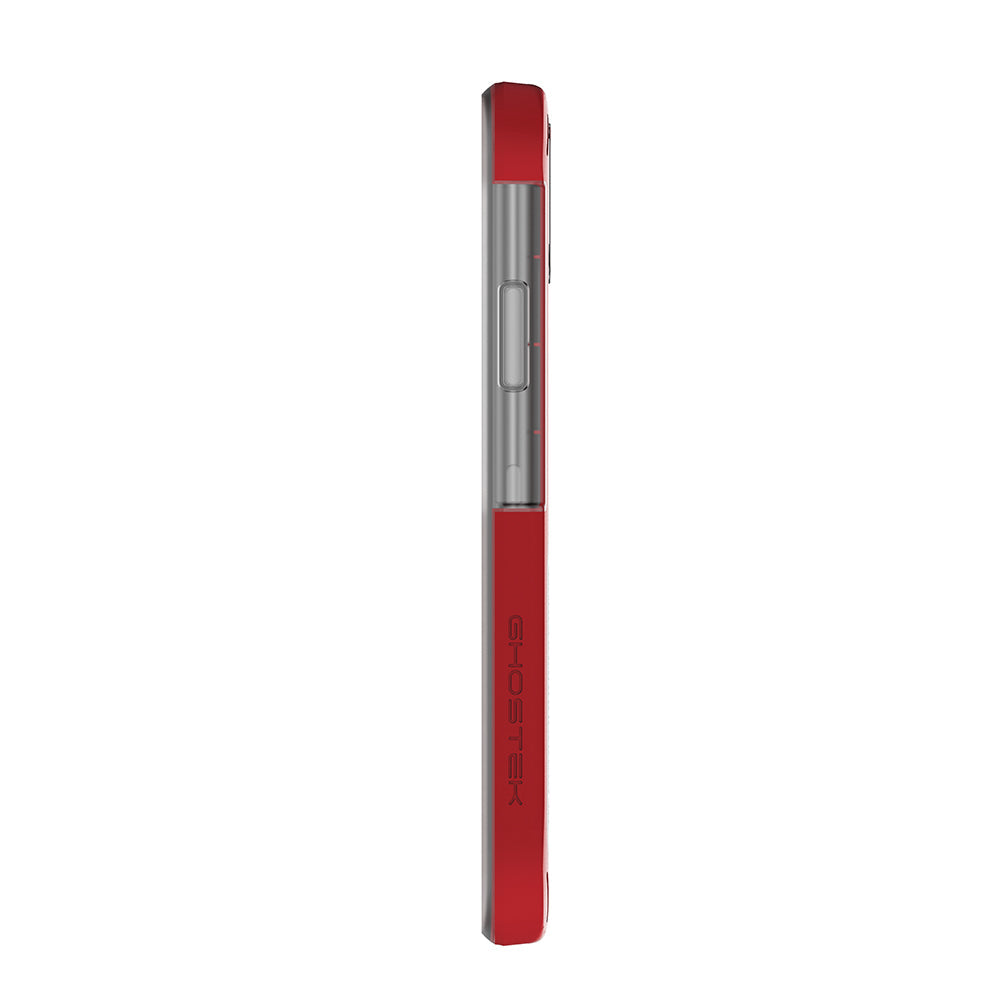 Capa para iPhone Xs, Ghostek Cloak 4 Series para iPhone Xs / Capa para iPhone Pro | VERMELHO-TRANSPARENTE