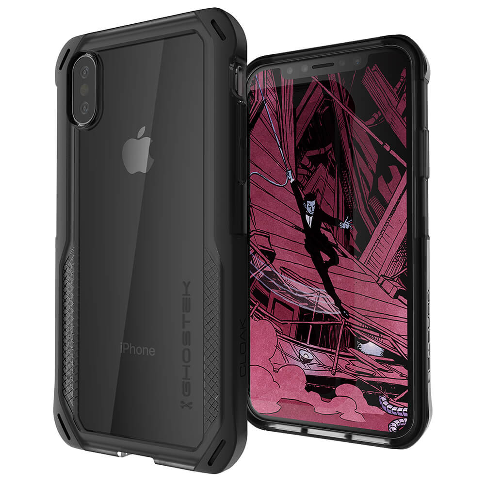 Capa para iPhone Xs, Ghostek Cloak 4 Series para iPhone Xs / Capa para iPhone Pro | PRETO