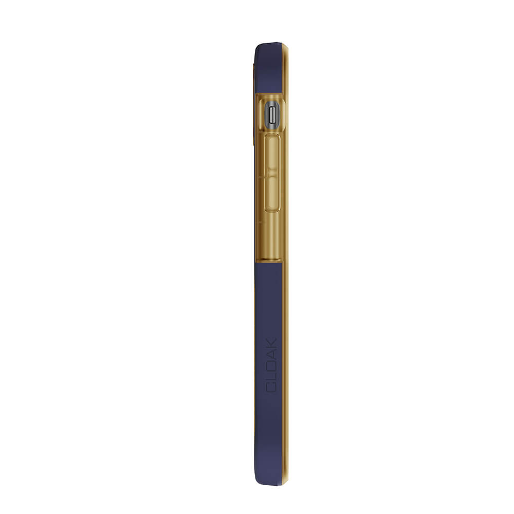 Capa para iPhone Xs, Ghostek Cloak 4 Series para iPhone Xs / iPhone Pro Case | AZUL-DOURADO
