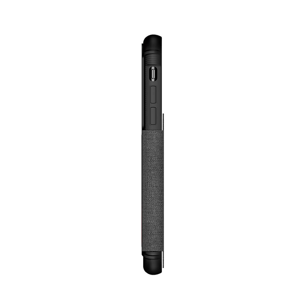 Capa para iPhone Xs, Ghostek Exec 3 Series para iPhone Xs / iPhone Pro Capa protetora com carteira [Cinza]