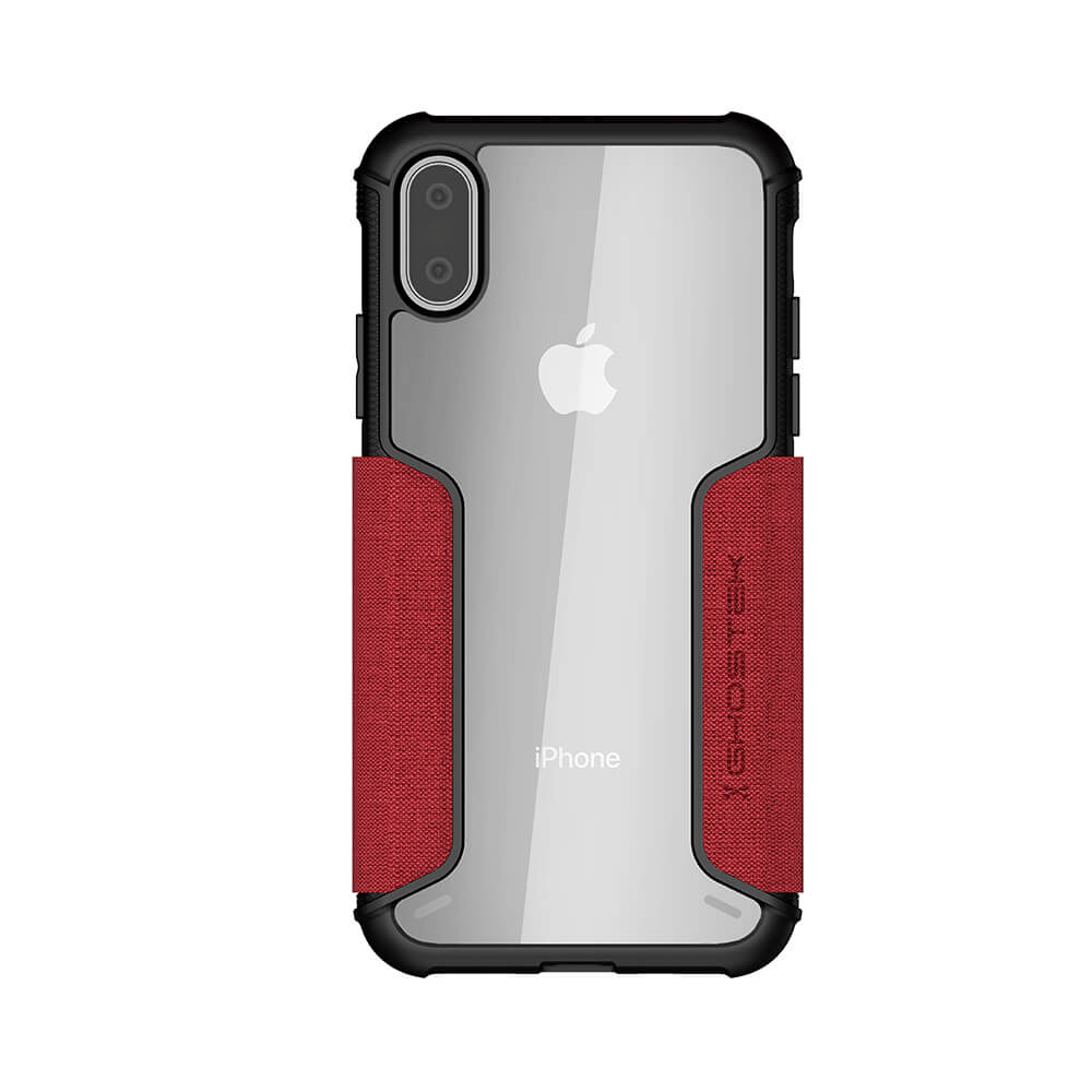 Capa para iPhone Xs, Ghostek Exec 3 Series para iPhone Xs / iPhone Pro Capa Carteira Protetora [VERMELHO]