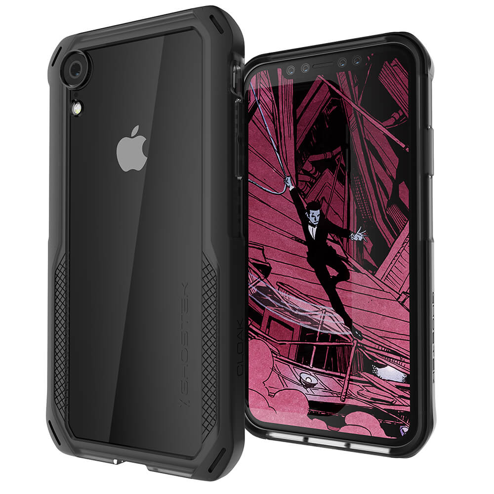 Capa iPhone Xr, Ghostek Cloak 4 Série para iPhone Xr / Capa iPhone Pro | PRETO