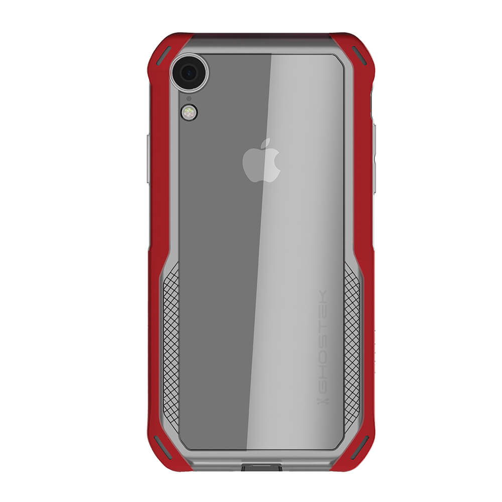 Capa para iPhone Xr, Série Ghostek Cloak 4 para iPhone Xr / Capa para iPhone Pro | VERMELHO-TRANSPARENTE