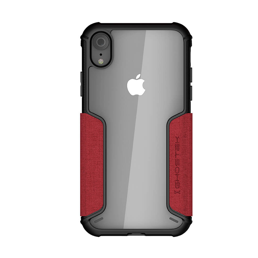 Capa para iPhone Xr, Ghostek Exec 3 Série para iPhone Xr / iPhone Pro Case de carteira protetora [VERMELHA]