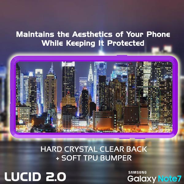 Note FE Case Punkcase® LUCID 2.0 Purple Series w/ PUNK SHIELD Screen Protector | Ultra Fit