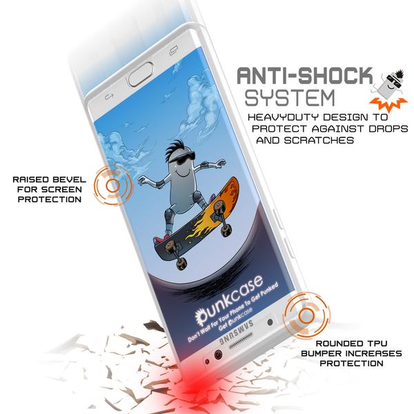 Note FE Case Punkcase® LUCID 2.0 White Series w/ PUNK SHIELD Screen Protector | Ultra Fit