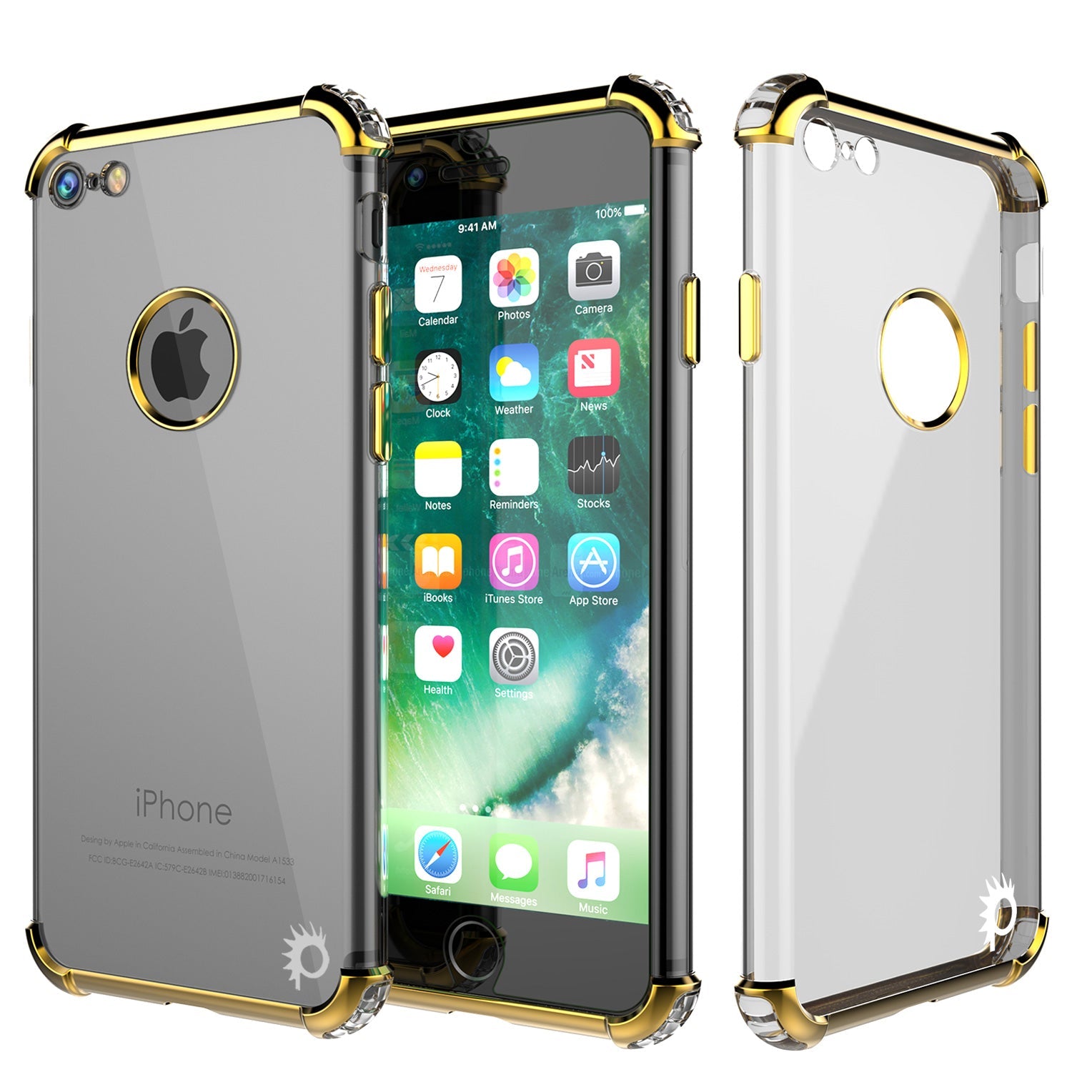 iPhone 7 Case, Punkcase [BLAZE SERIES] Protective Cover W/ PunkShield Screen Protector [Shockproof] [Slim Fit] for Apple iPhone 