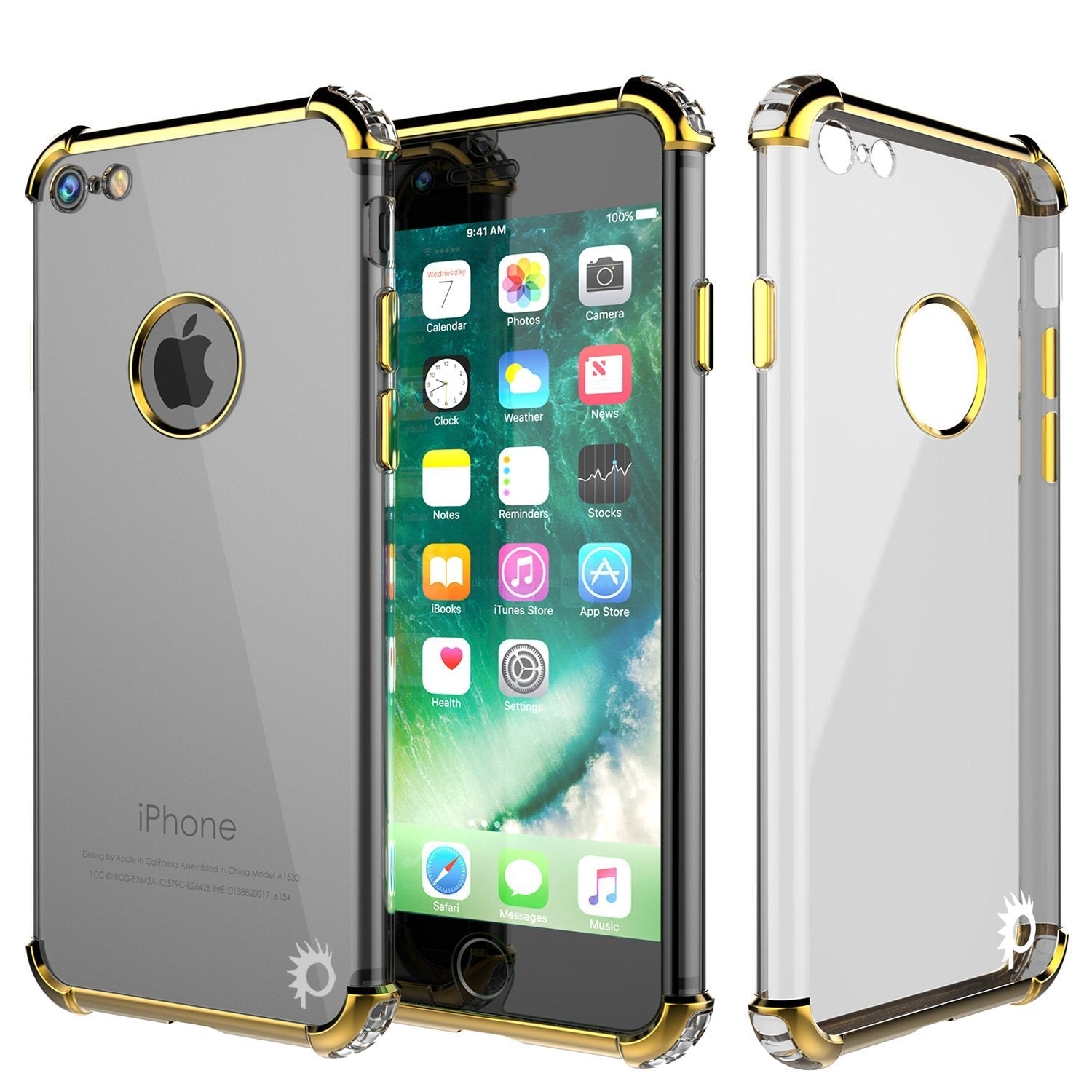 Capa para iPhone SE (4.7"), Punkcase [SÉRIE BLAZE] Capa Protetora com Protetor de Tela PunkShield [À Prova de Choque] [Ajuste Slim] para iPhone Apple [Vermelho]