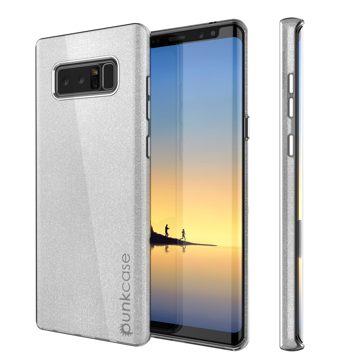 Capa Galaxy Note 8, Série Punkcase Galactic 2.0 Ultra Fina Armadura Protetora [Prata]