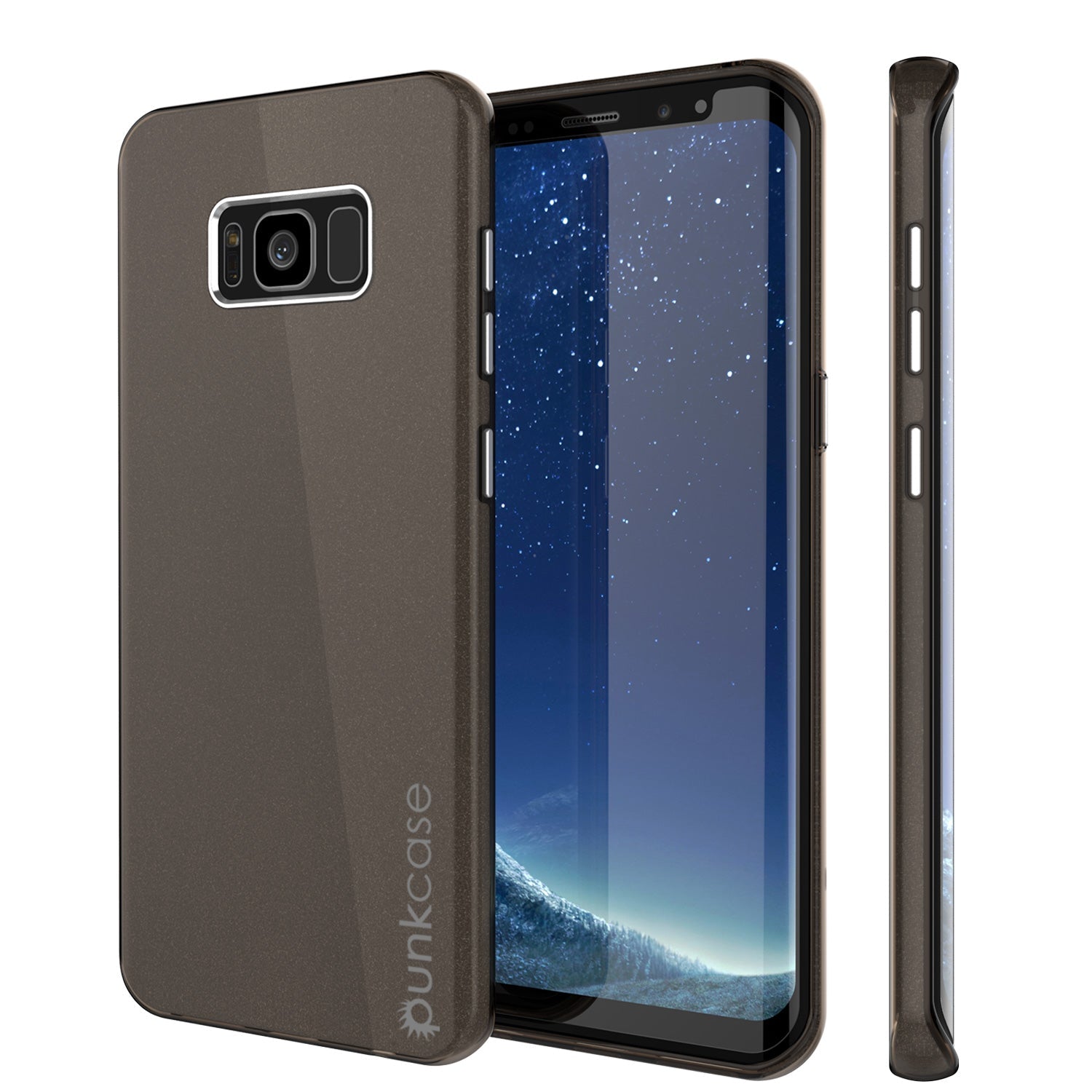 Capa Galaxy S8 Plus, Série Punkcase Galactic 2.0 Ultra Slim Protective Armor TPU Cover [Preto]