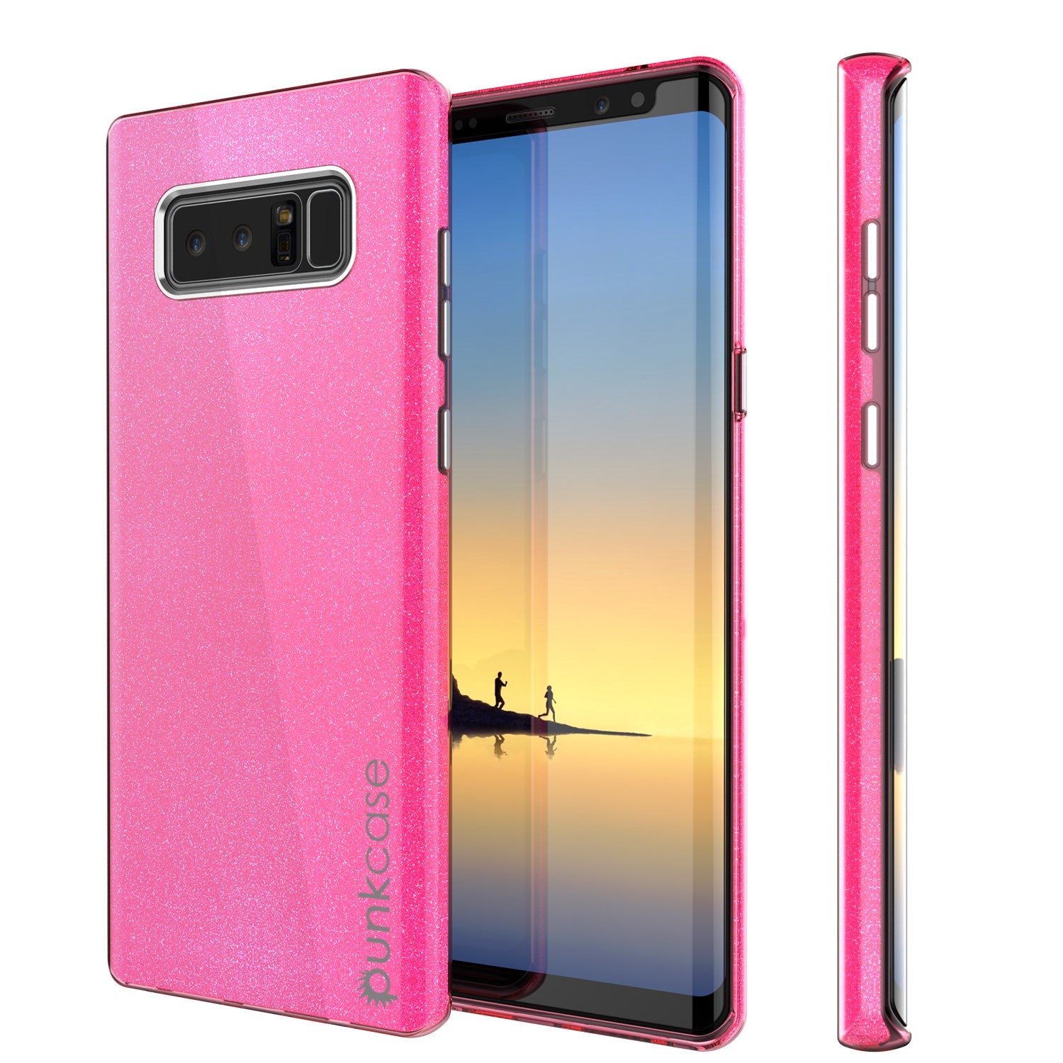 Capa Galaxy Note 8, série ultra fina de armadura protetora Punkcase Galactic 2.0 [Rosa]
