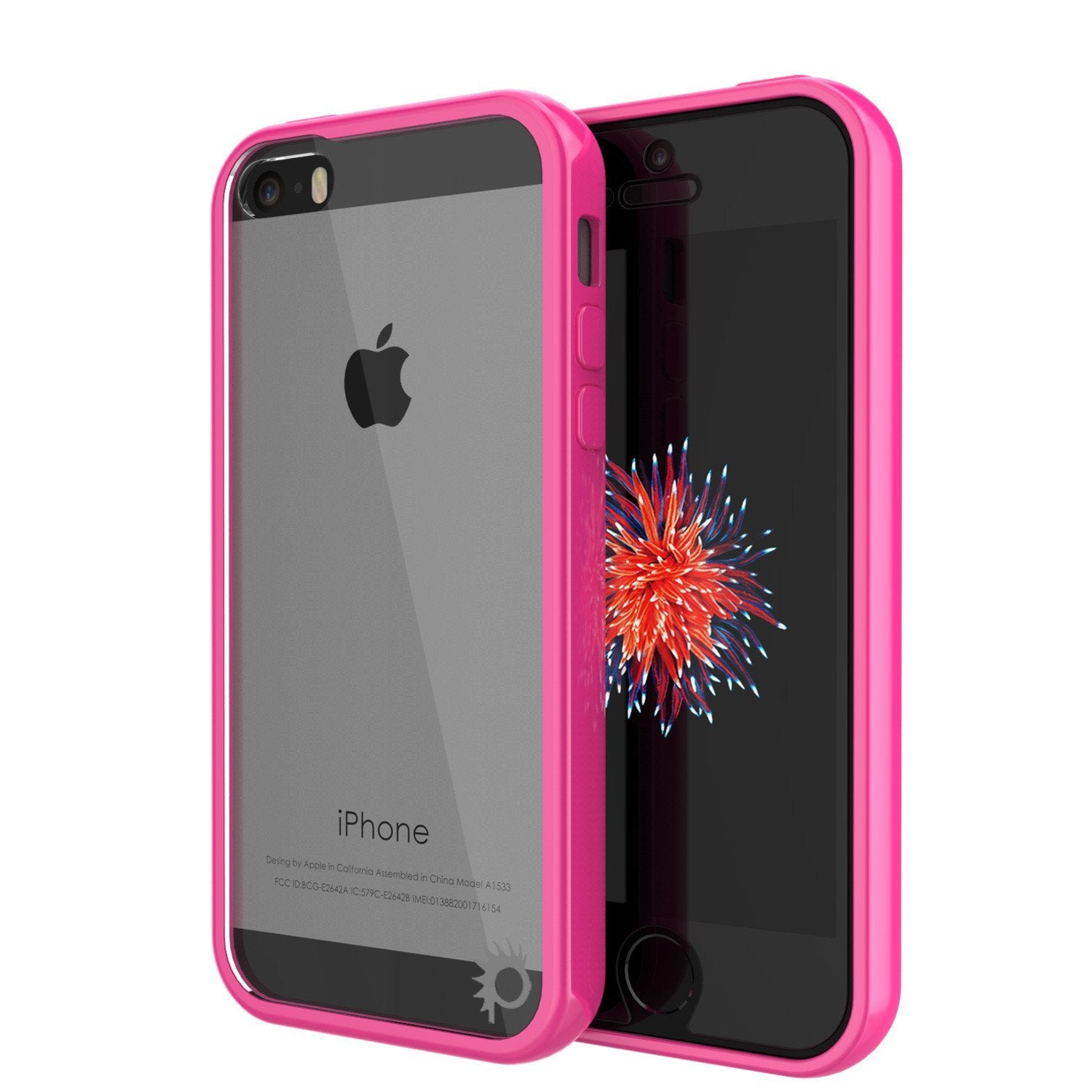 Capa para iPhone SE/5S/5 Punkcase® LUCID 2.0 Série Rosa c/ Protetor de Tela PUNK SHIELD | Ajuste Ultra
