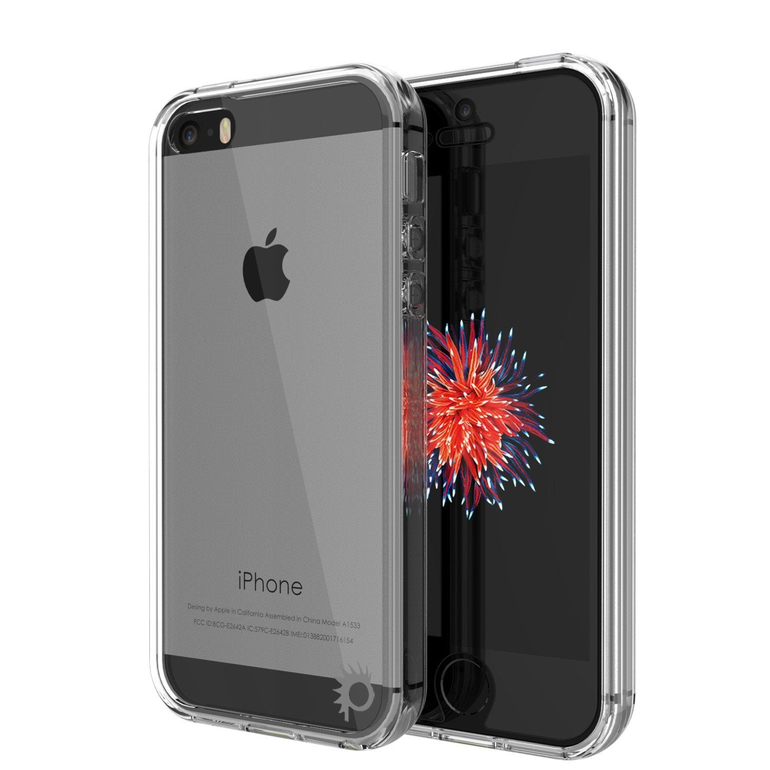 Capa iPhone SE/5S/5 Punkcase® LUCID 2.0 Série Clear com Protetor de Tela PUNK SHIELD | Ajuste Ultra