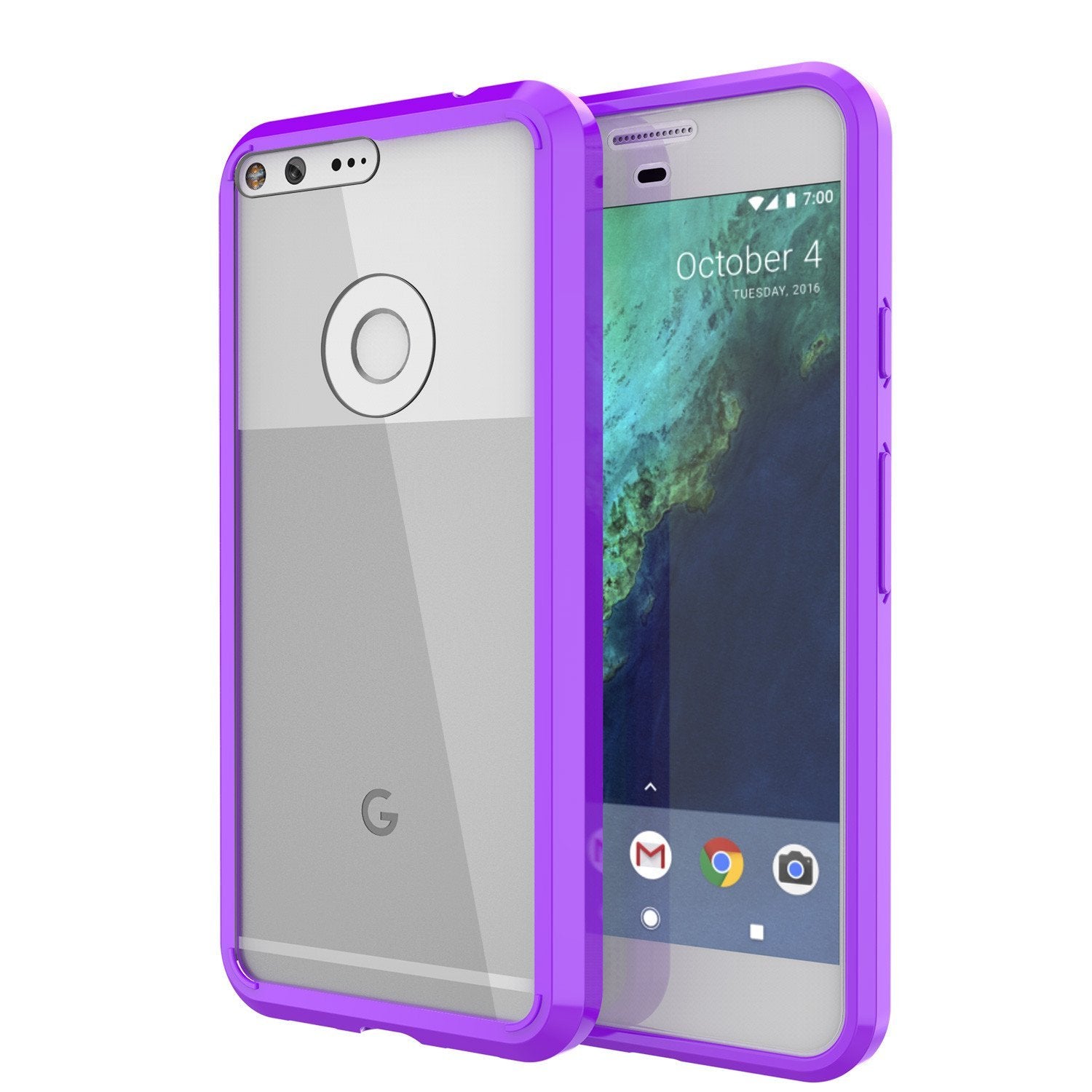Capa do Google Pixel Punkcase® LUCID 2.0 Série Roxa com Protetor de Tela de Vidro PUNK SHIELD | Ajuste Ultra