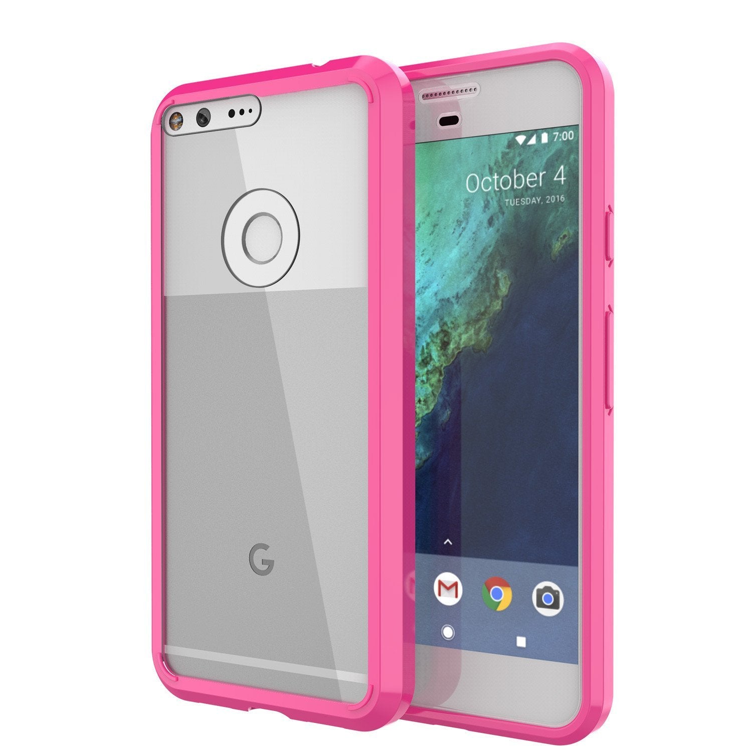Capa Google Pixel Punkcase® LUCID 2.0 Série Rosa com Protetor de Tela de Vidro PUNK SHIELD | Ajuste Ultra